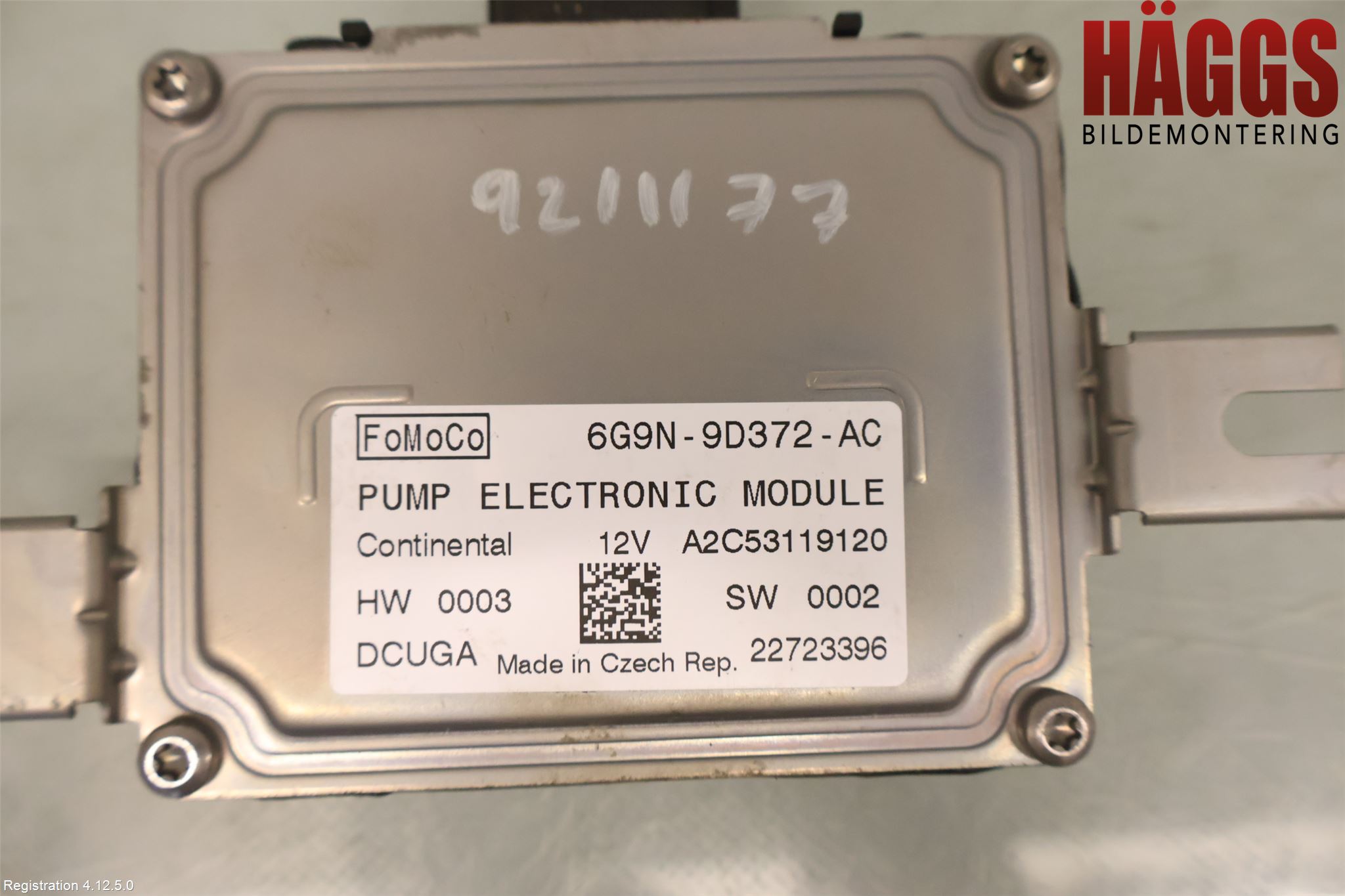 Volvo XC60 09-13 Styrenhet Bränslepump