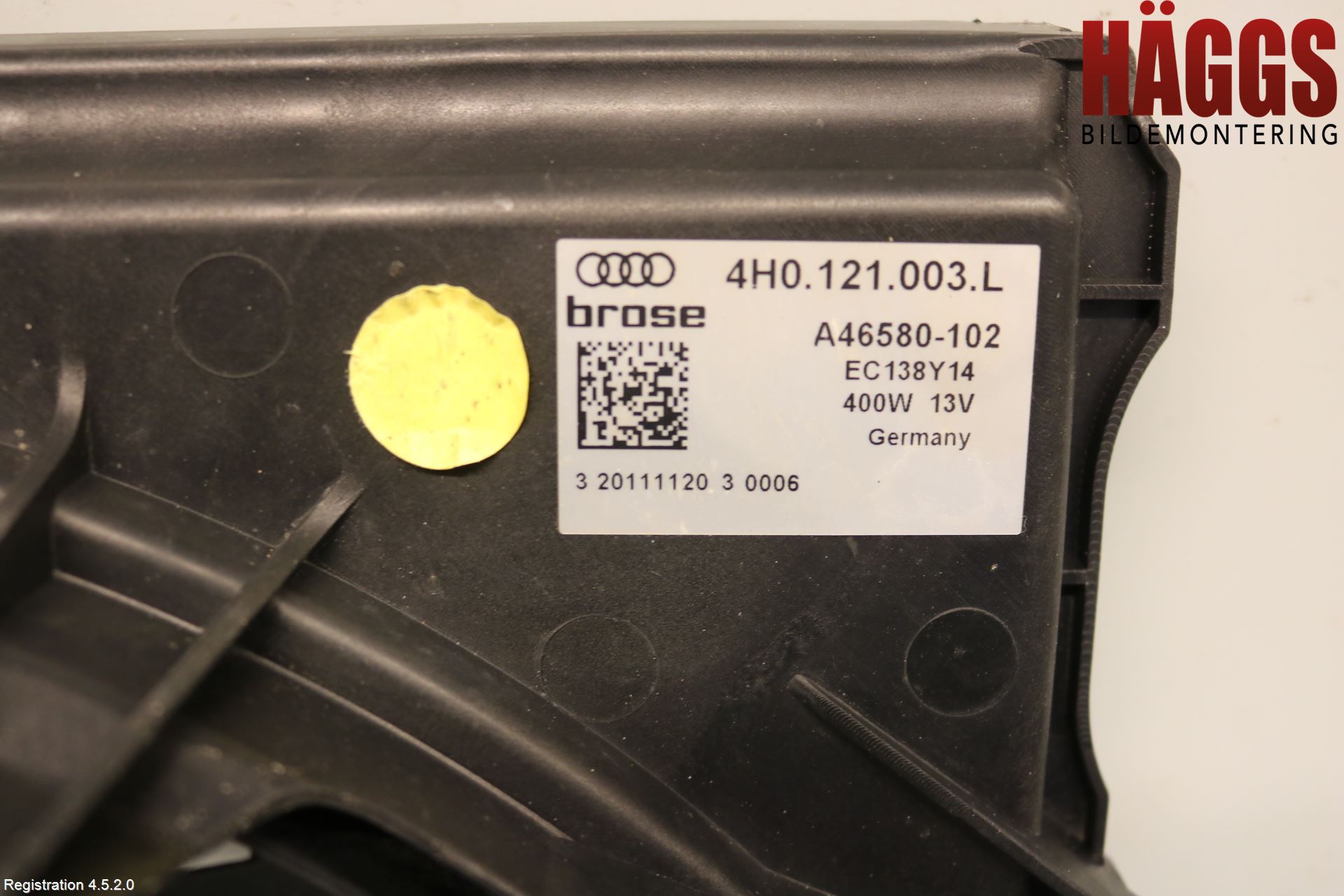 Audi A6/S6 4G 11-18 Kylfläkt El