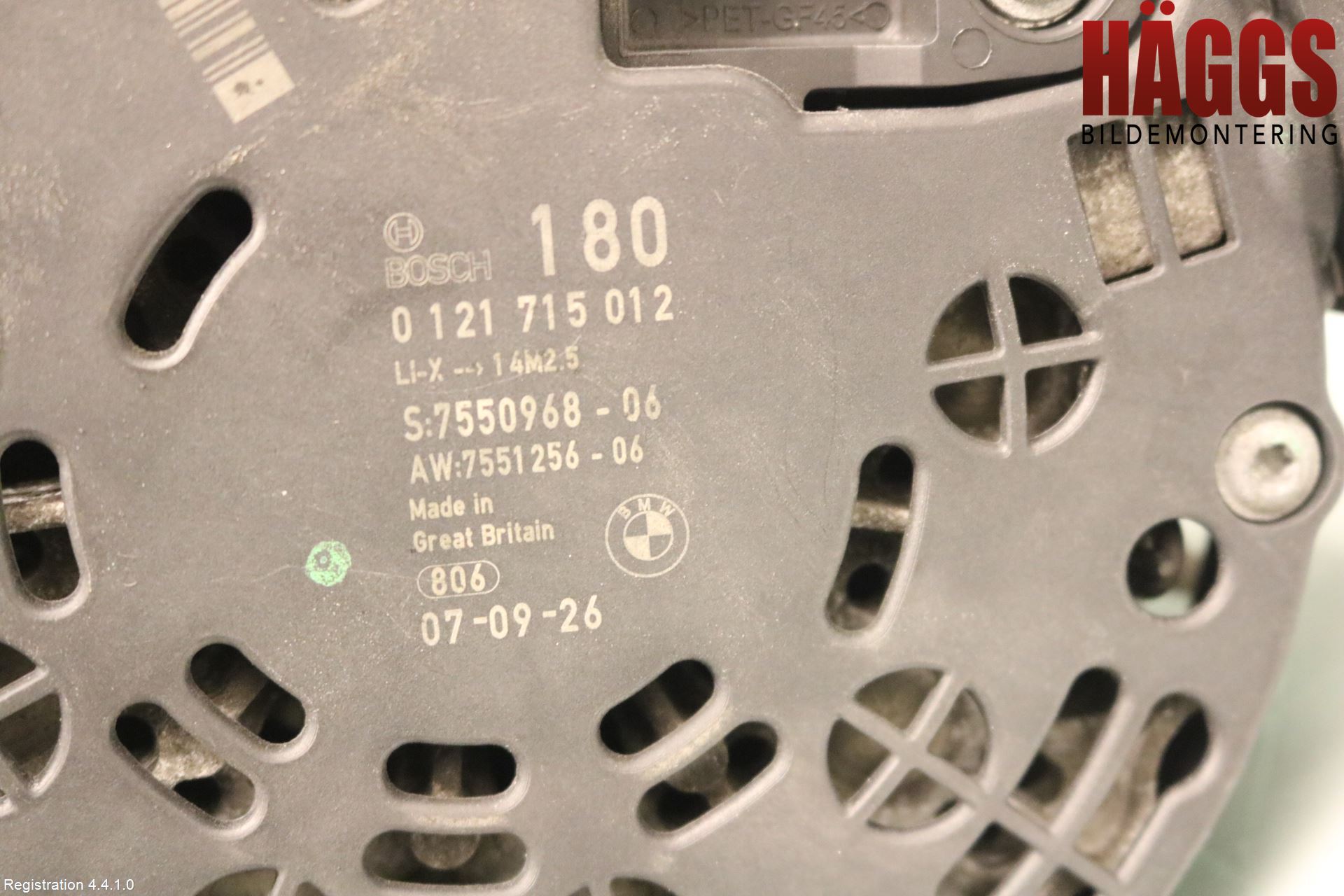 BMW 5 E60/61 Sed/Tou 02-10 Generator