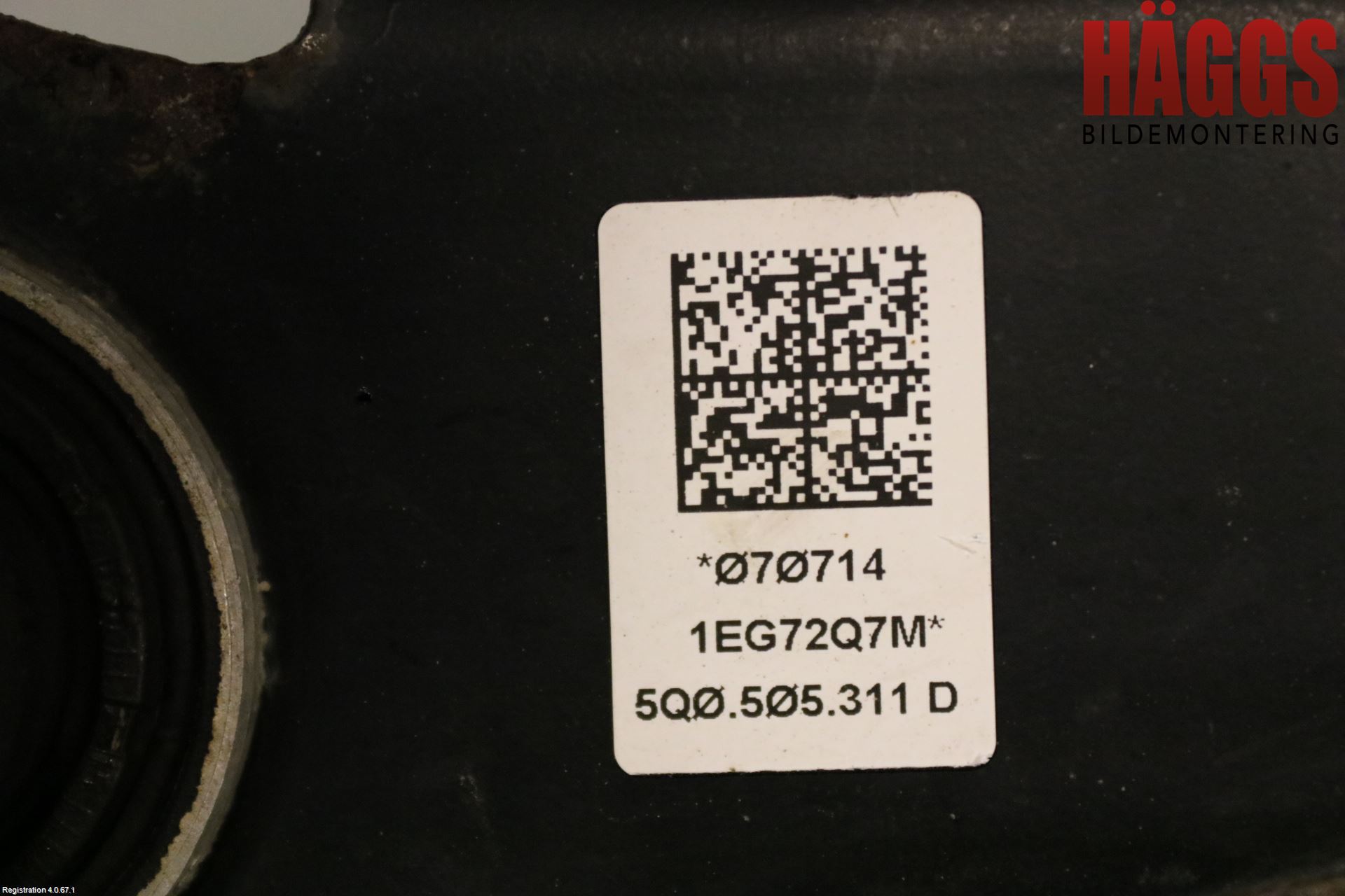 Audi A3/S3 8V 13-20 Bärarm Bak Vä-Hö