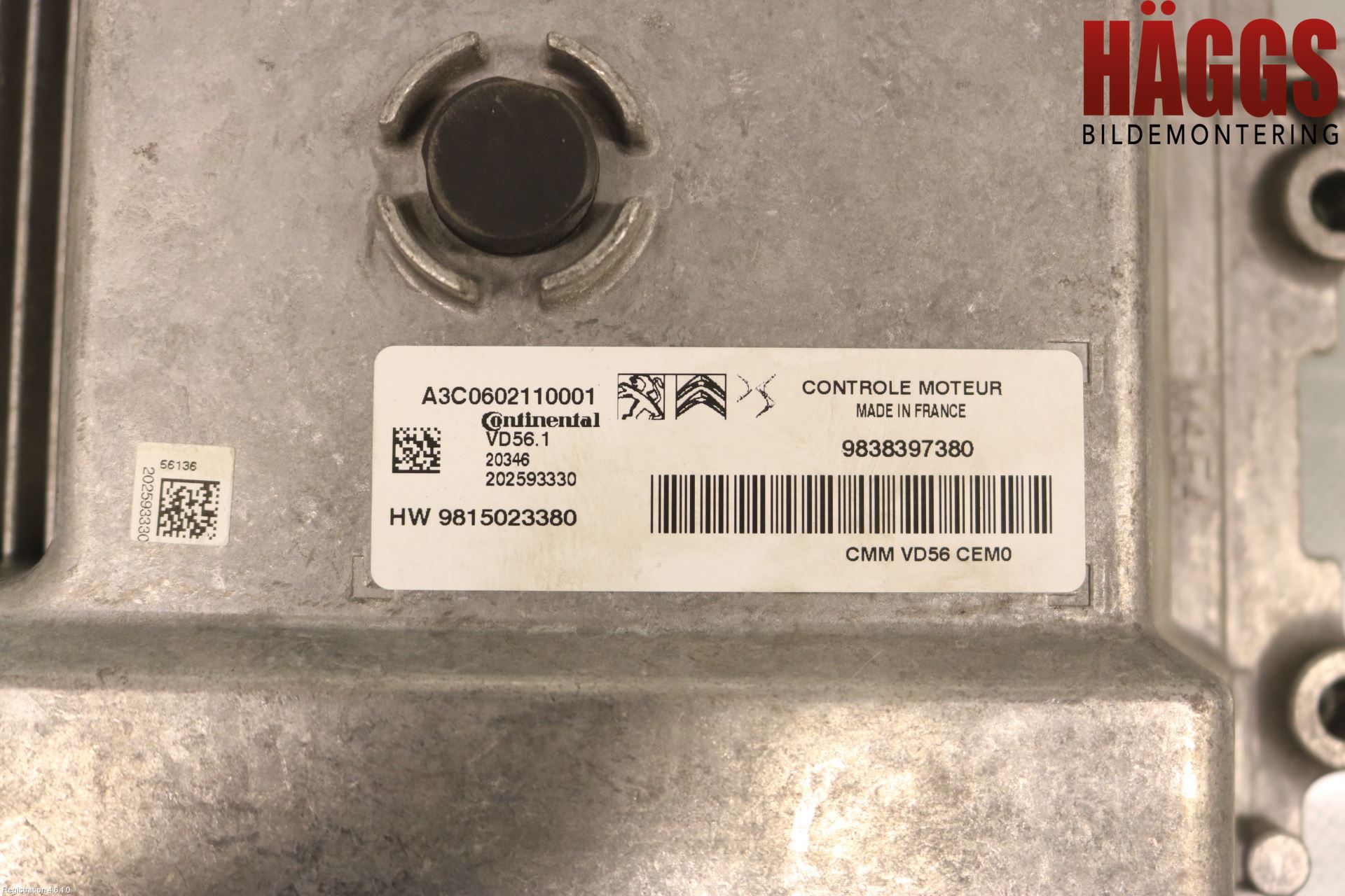 Peugeot 2008/E-2008 20- Styrenhet Insprut Bensin