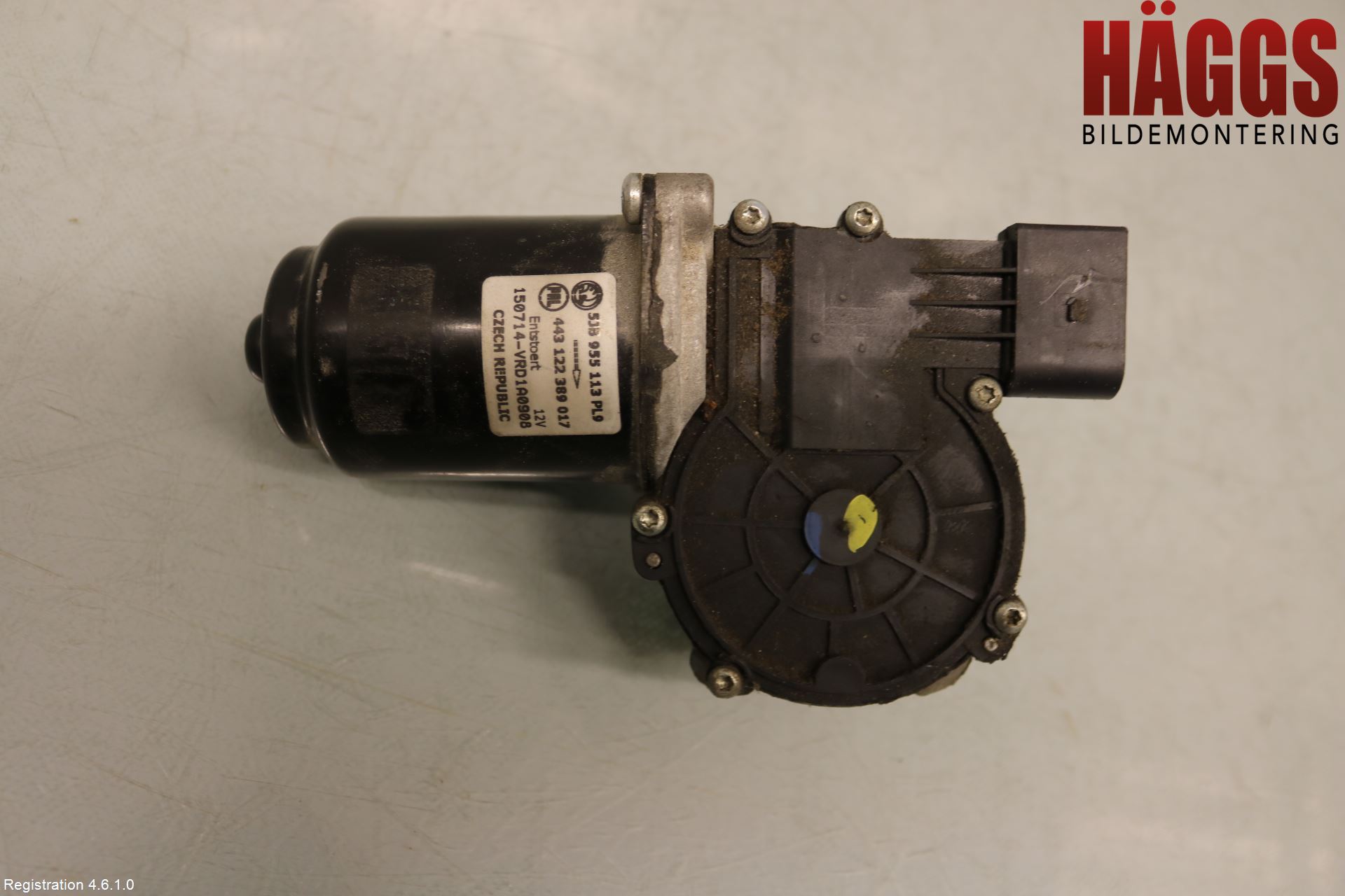 Skoda FABIA 15-21 Torkarmotor Vindruta