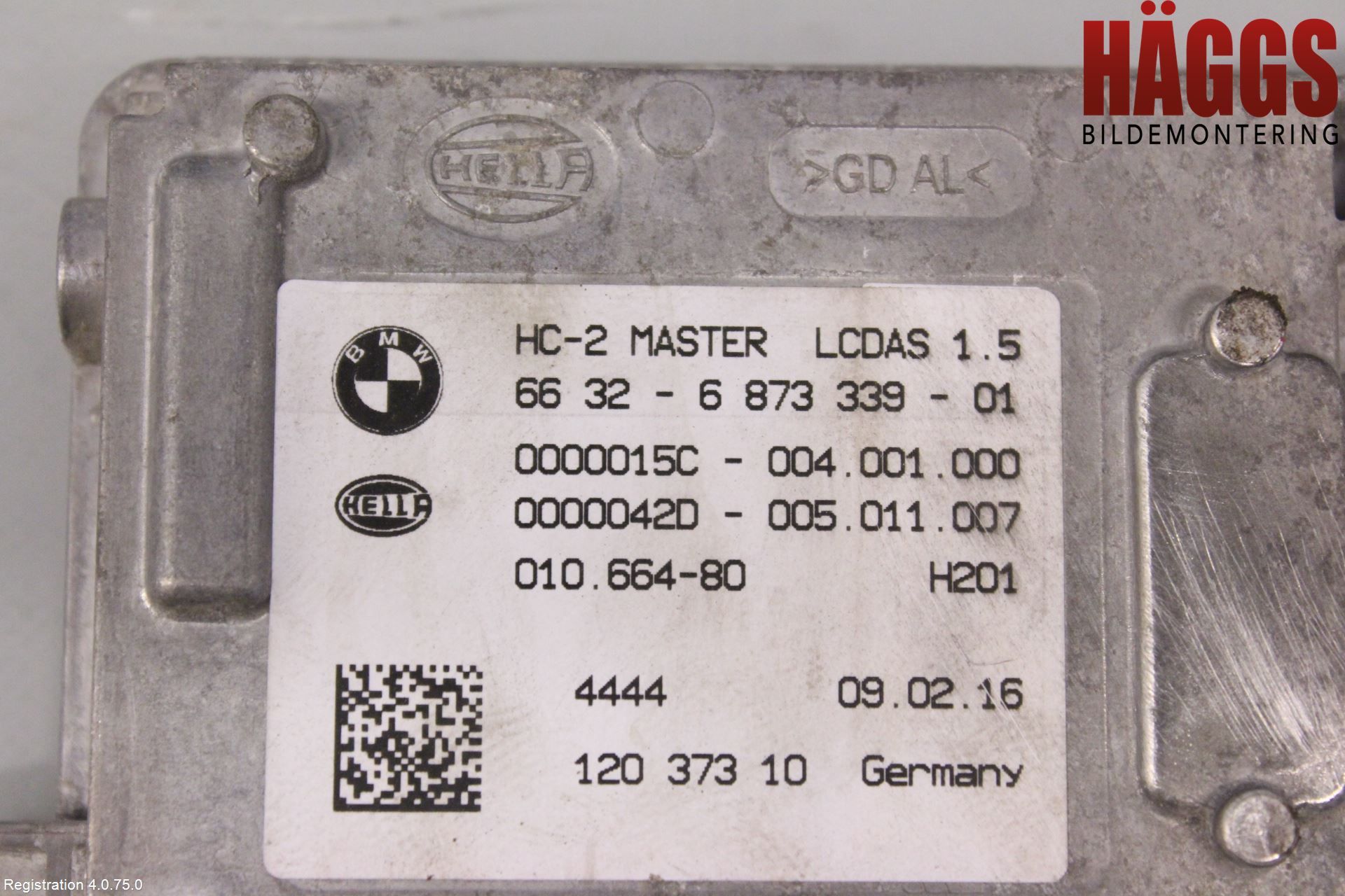 BMW 5 F10/F11/F18 09-17 Sensor Aktivt Kollisionsskydd