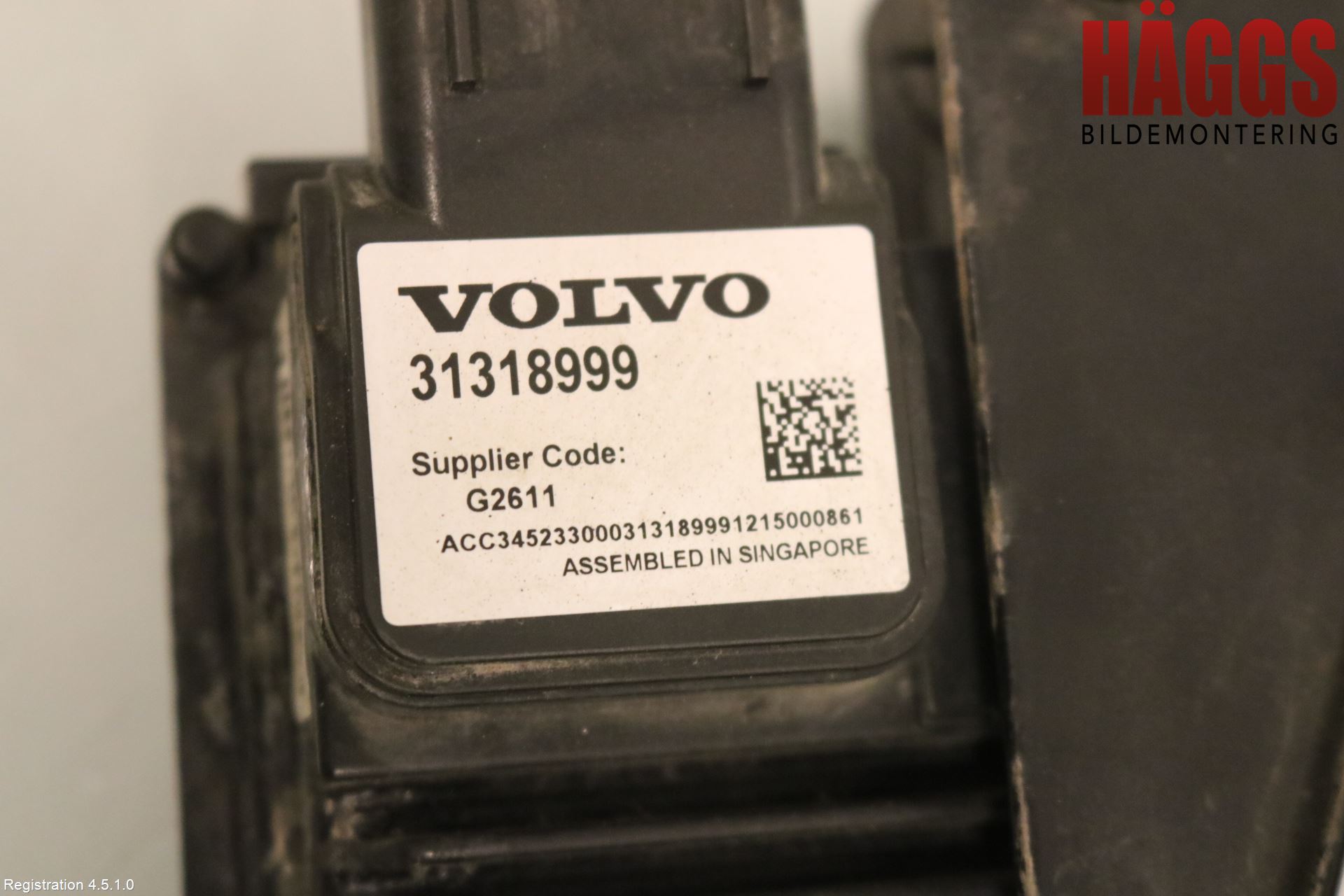 Volvo XC70 08-13 Sensor Aktivt Kollisionsskydd