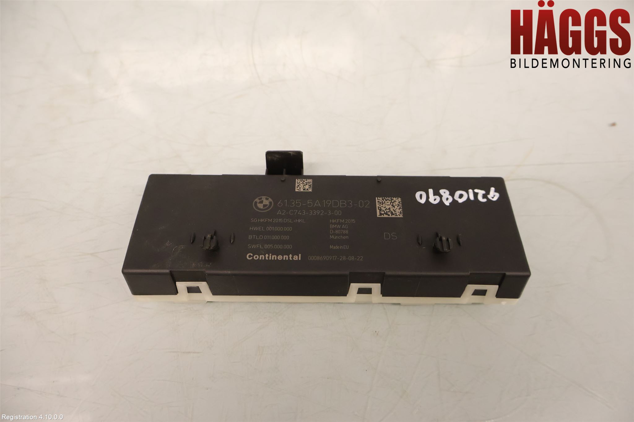 BMW 5 G30/G31/F90 17-23 Styrenhet Baklucka
