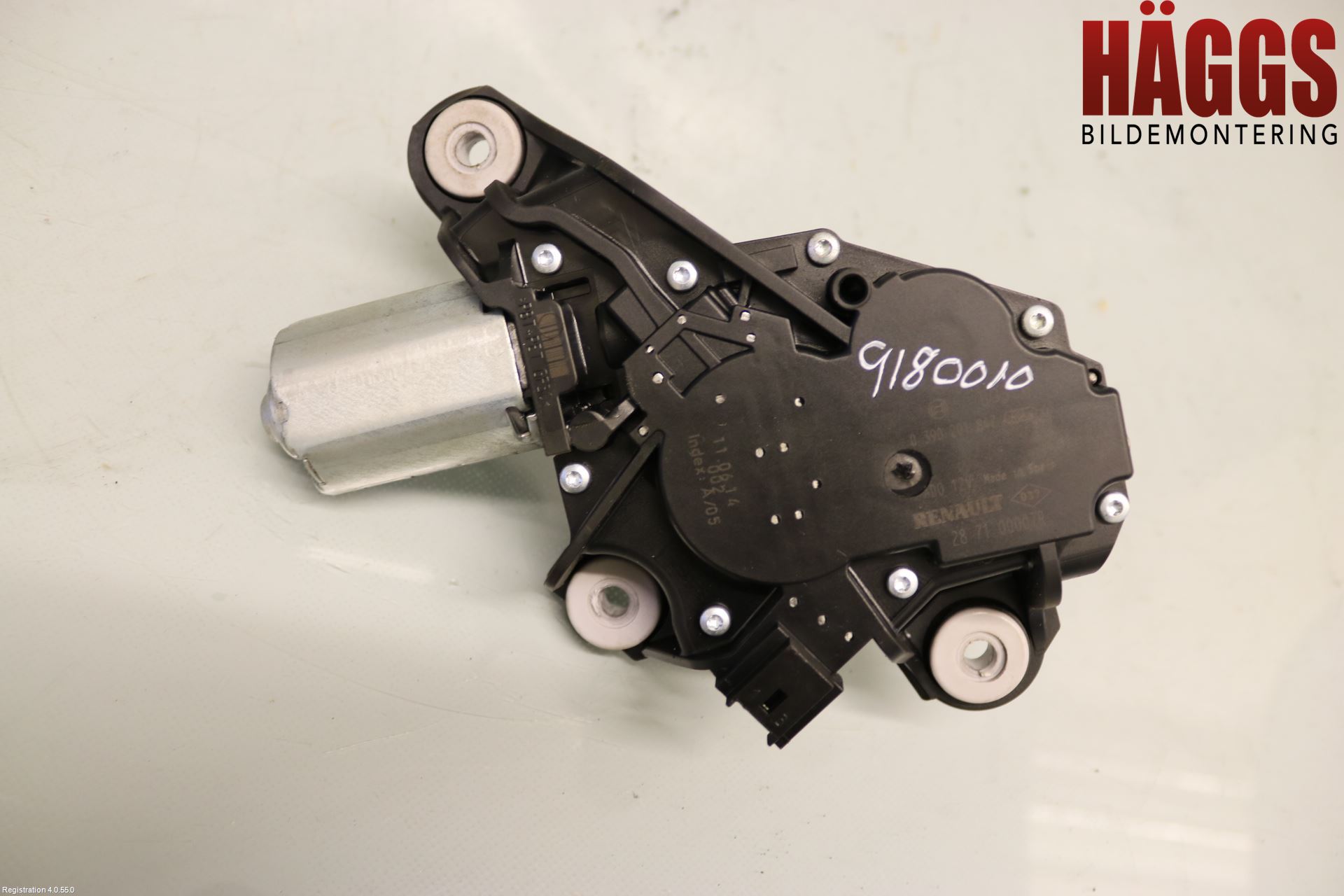 Renault MEGANE III 09-15 Torkarmotor Baklucka