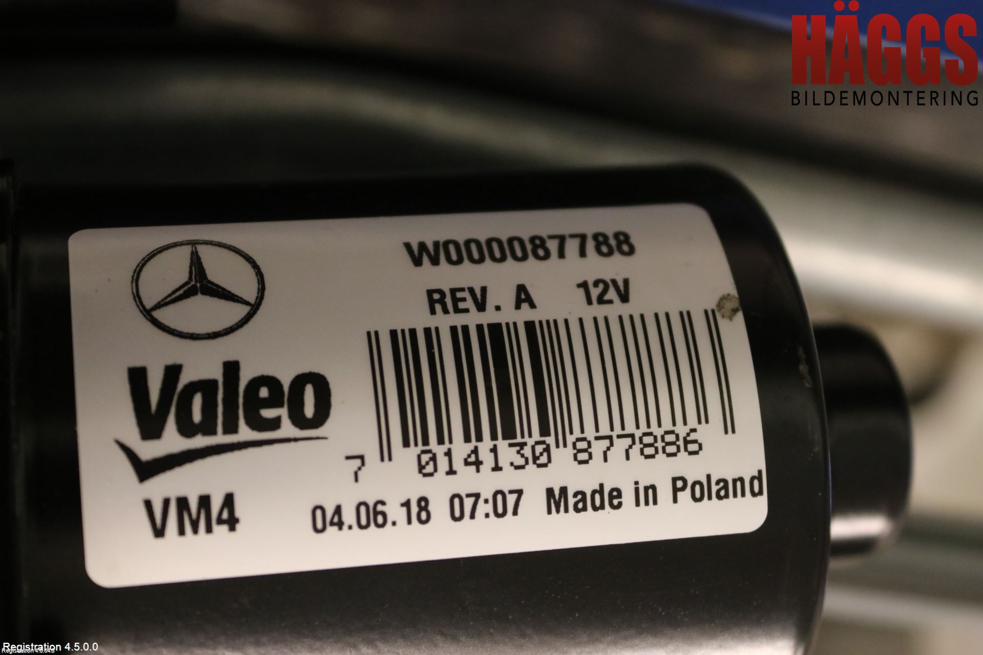 Mercedes-Benz MB SPRINTER (W907/W910) 19- Torkarmotor Vindruta