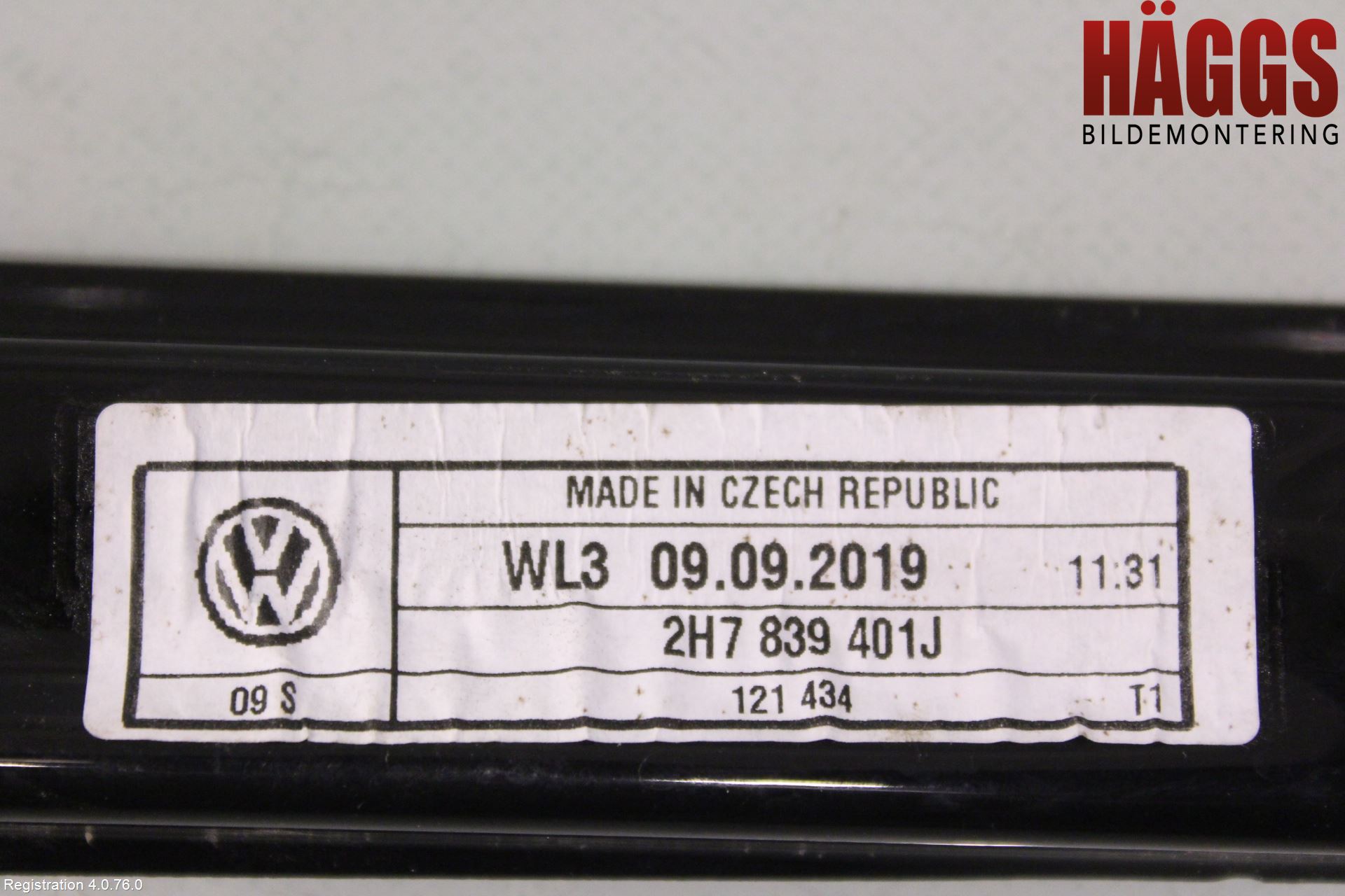 Volkswagen VW AMAROK 2H 10-22 Fönsterhissmekanism