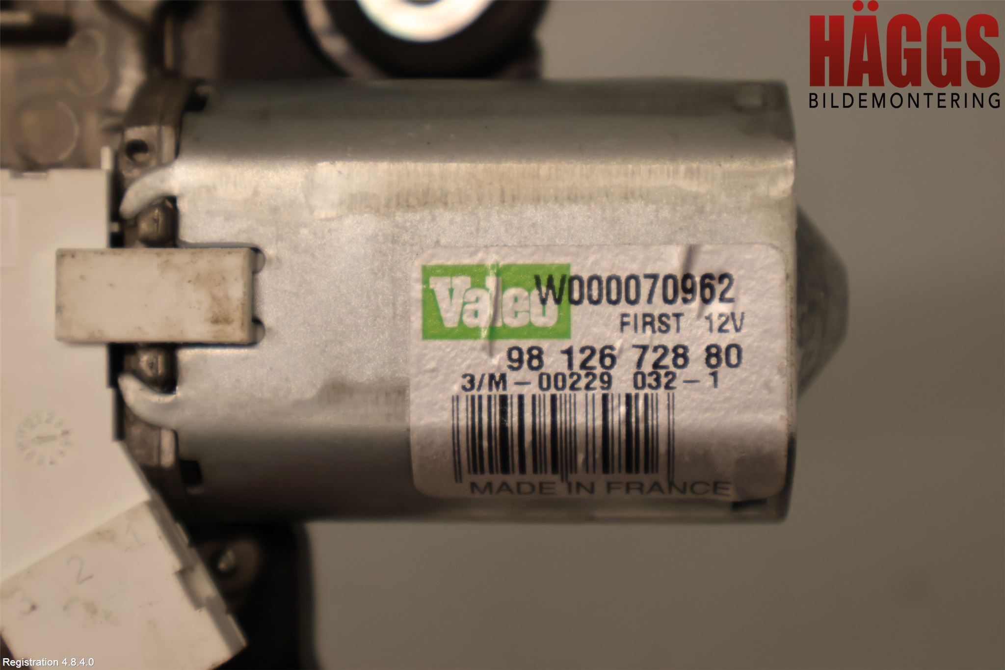Peugeot EXPERT/E-EXPERT 17- Torkarmotor Baklucka