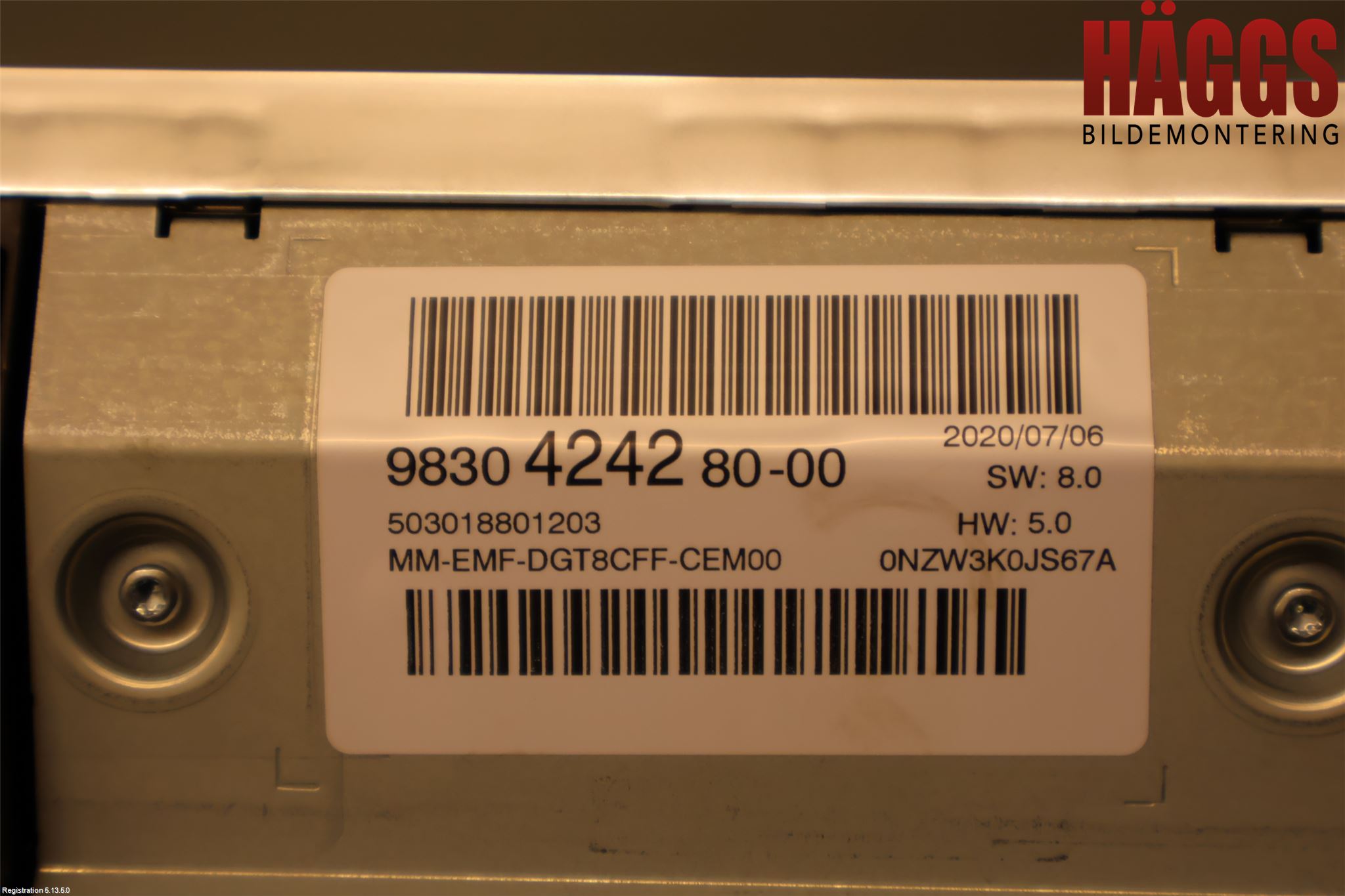 Peugeot 3008 17-24 Cd Radio - Multimediapanel