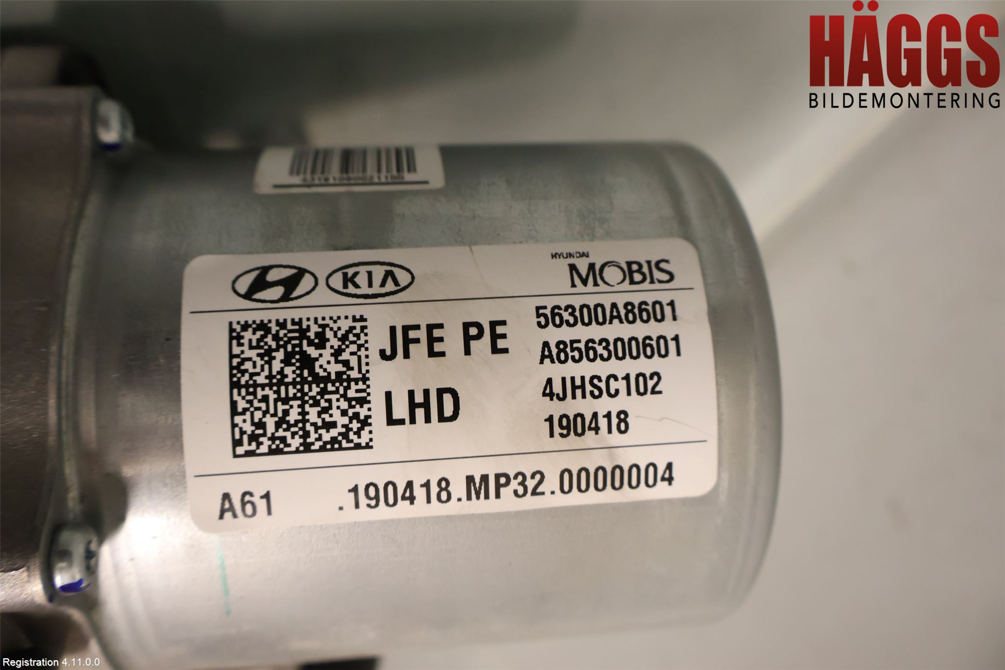 Kia OPTIMA 16-20 Rattaxelagg Med Inb Servo