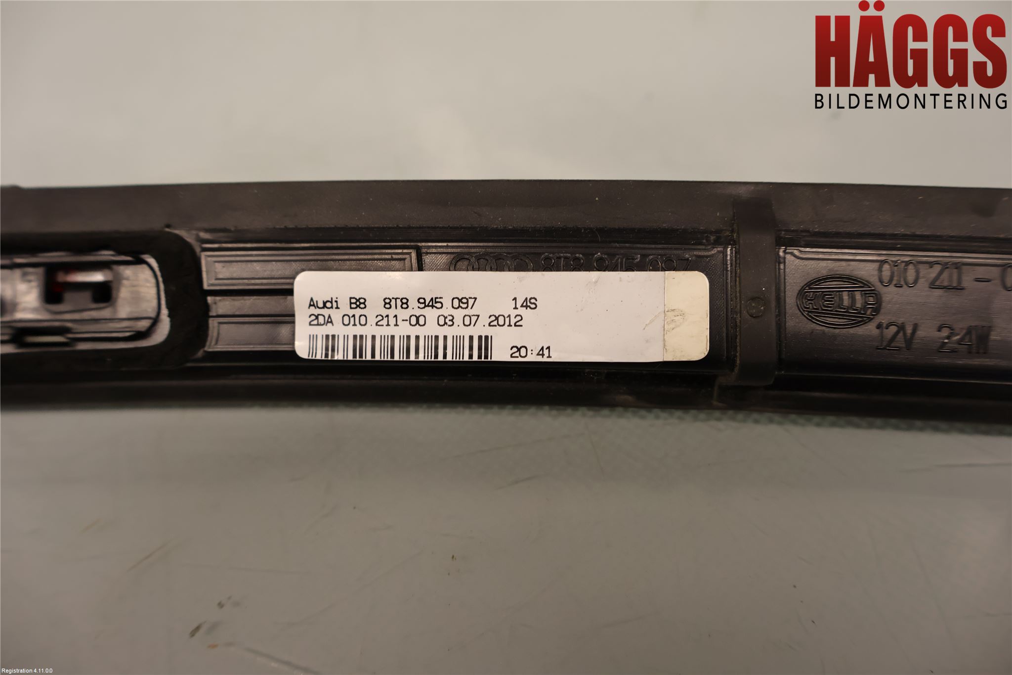 Audi A5 07-16 Bromsljus Bakruta