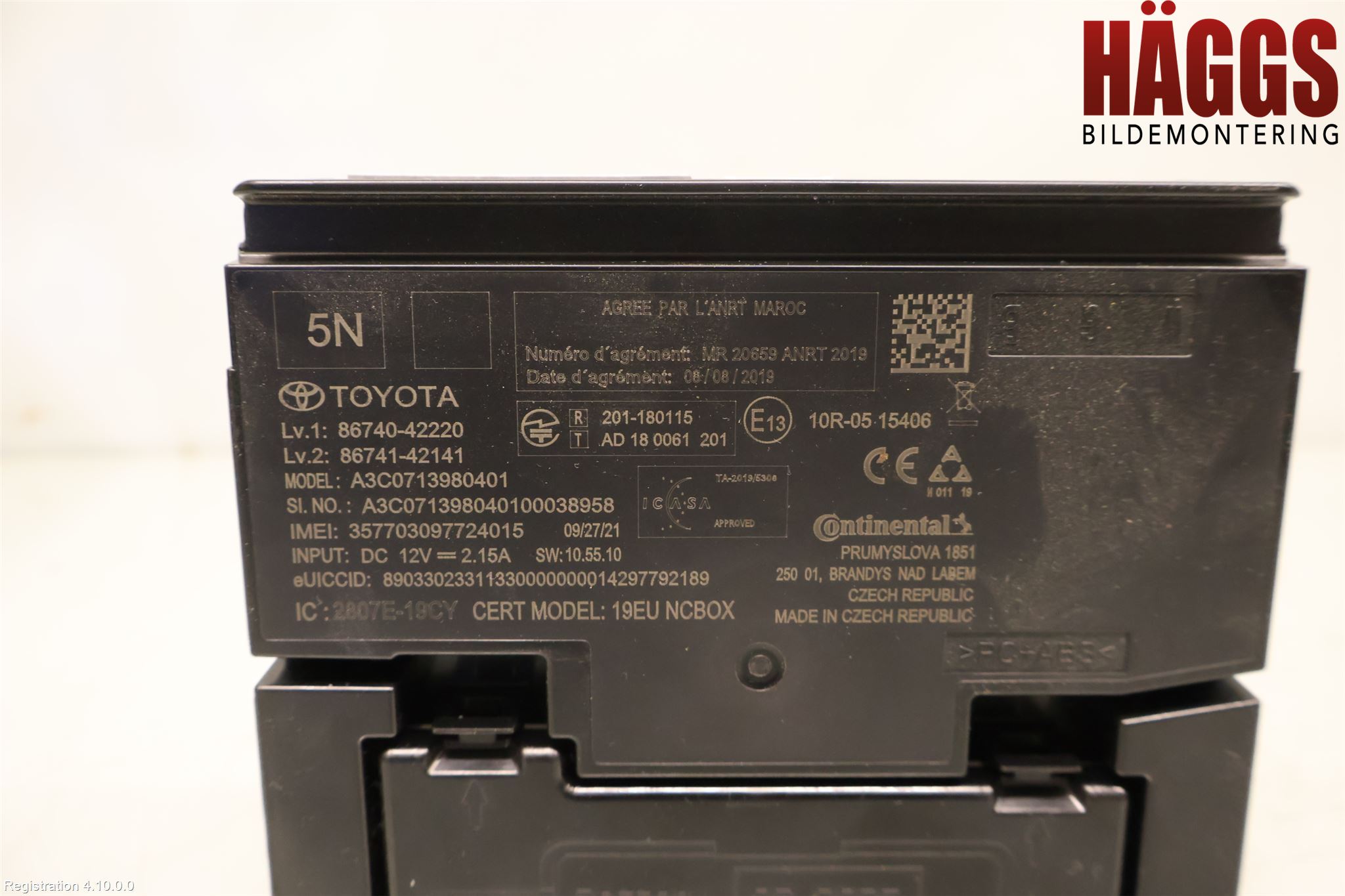 Toyota RAV4 19- Telefon