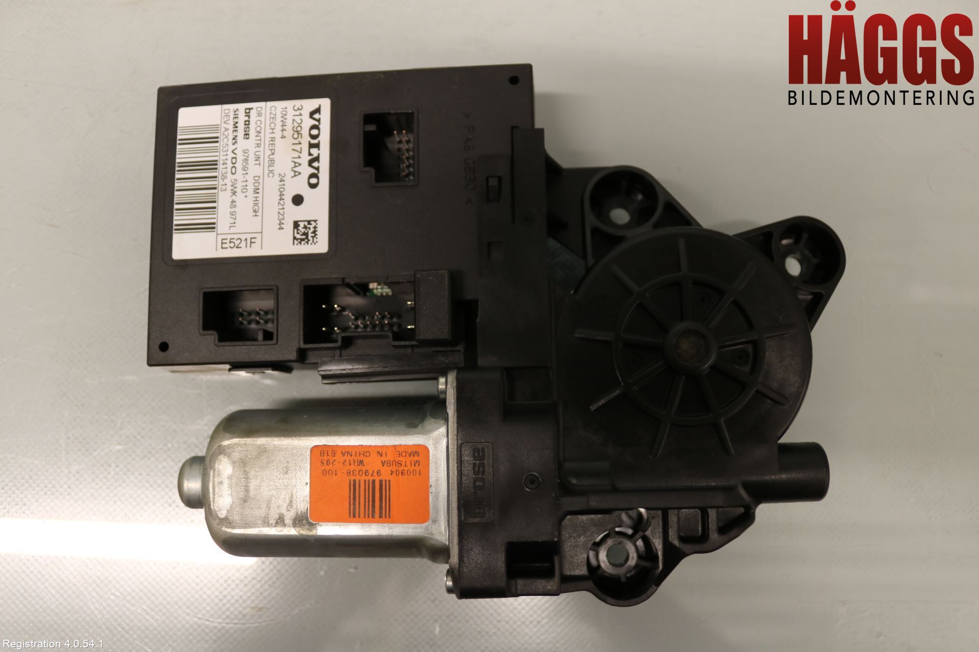 Volvo C30 10-13 Fönsterhissmotor
