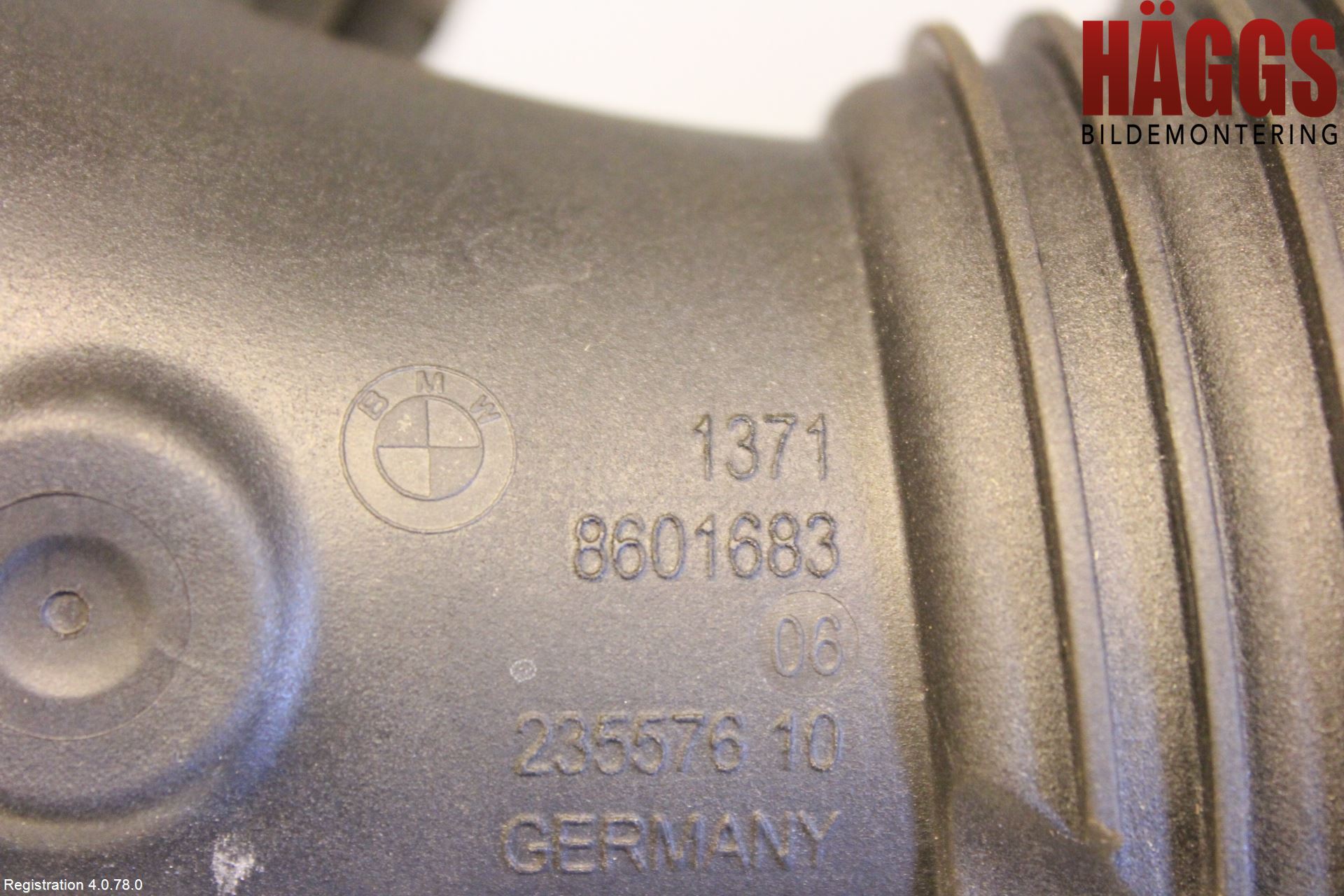 BMW 3 G20/G21/G80/G81 19- Laddluft-Intercoolerrör