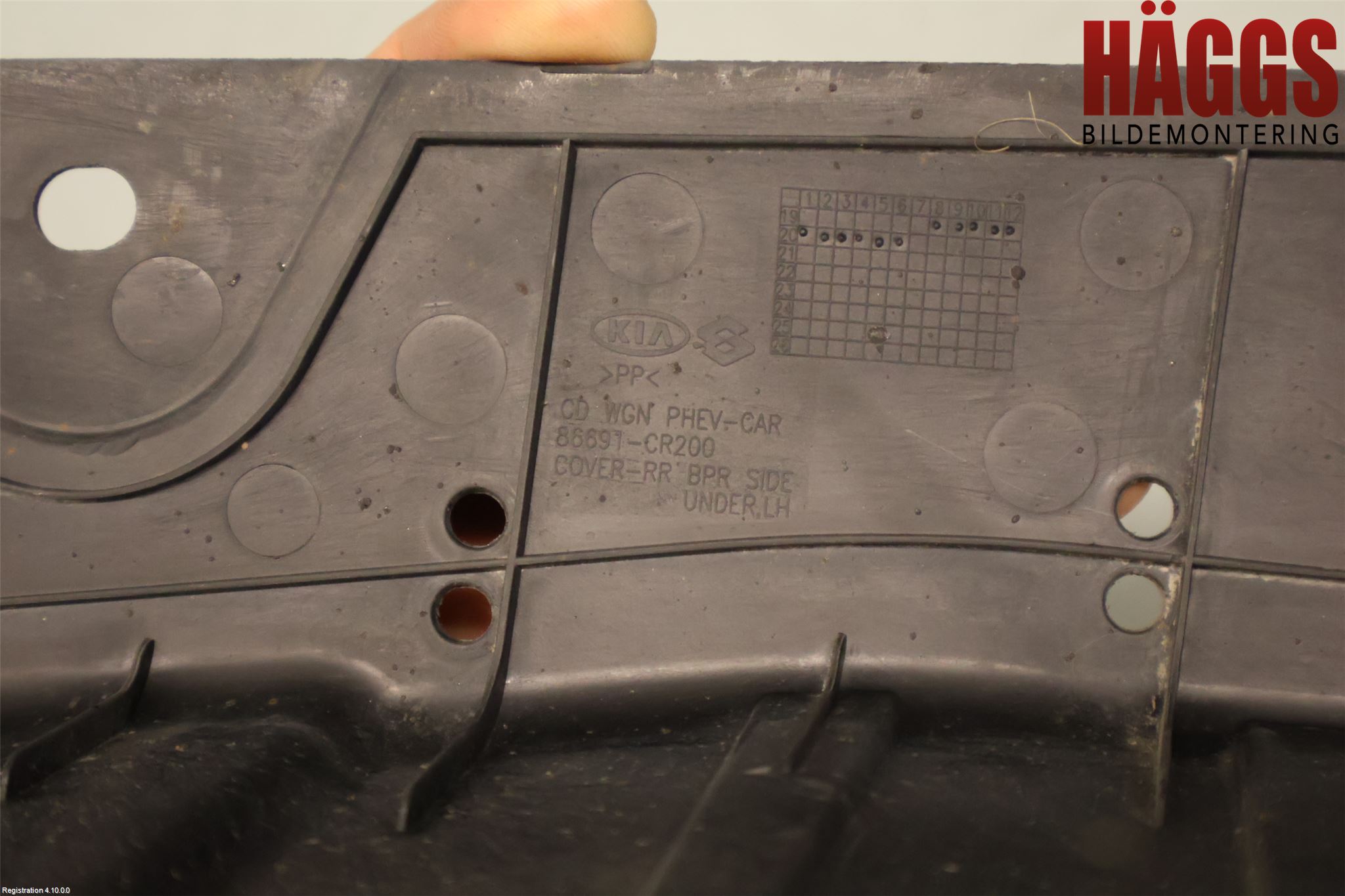 Kia CEED/CEED SW 19- Hasplåt Plåt-Plast