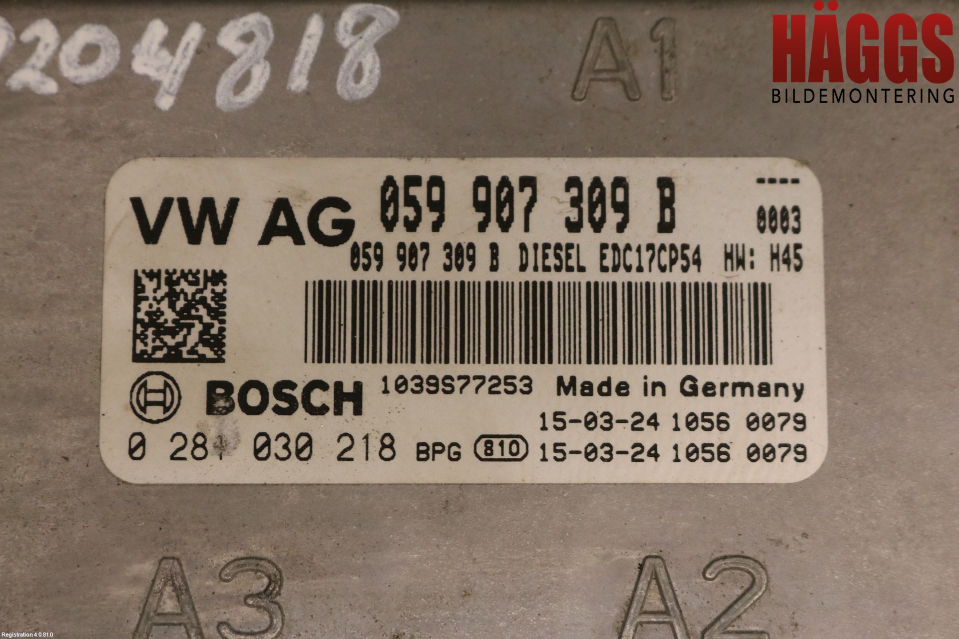 Audi Q7/SQ7 Styrenhet Inspump Diesel