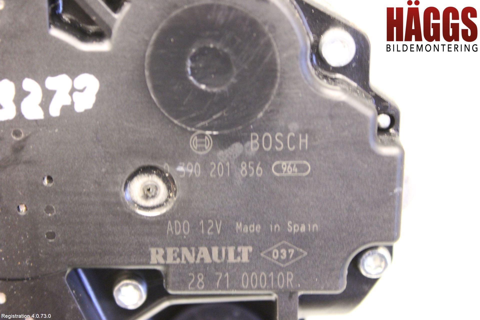 Renault SCÉNIC/GRAND 07-09 Torkarmotor Baklucka