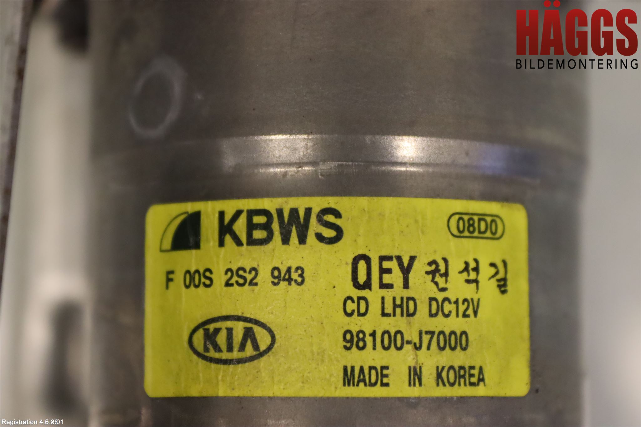 Kia CEED/CEED SW 19- Torkarmotor Vindruta