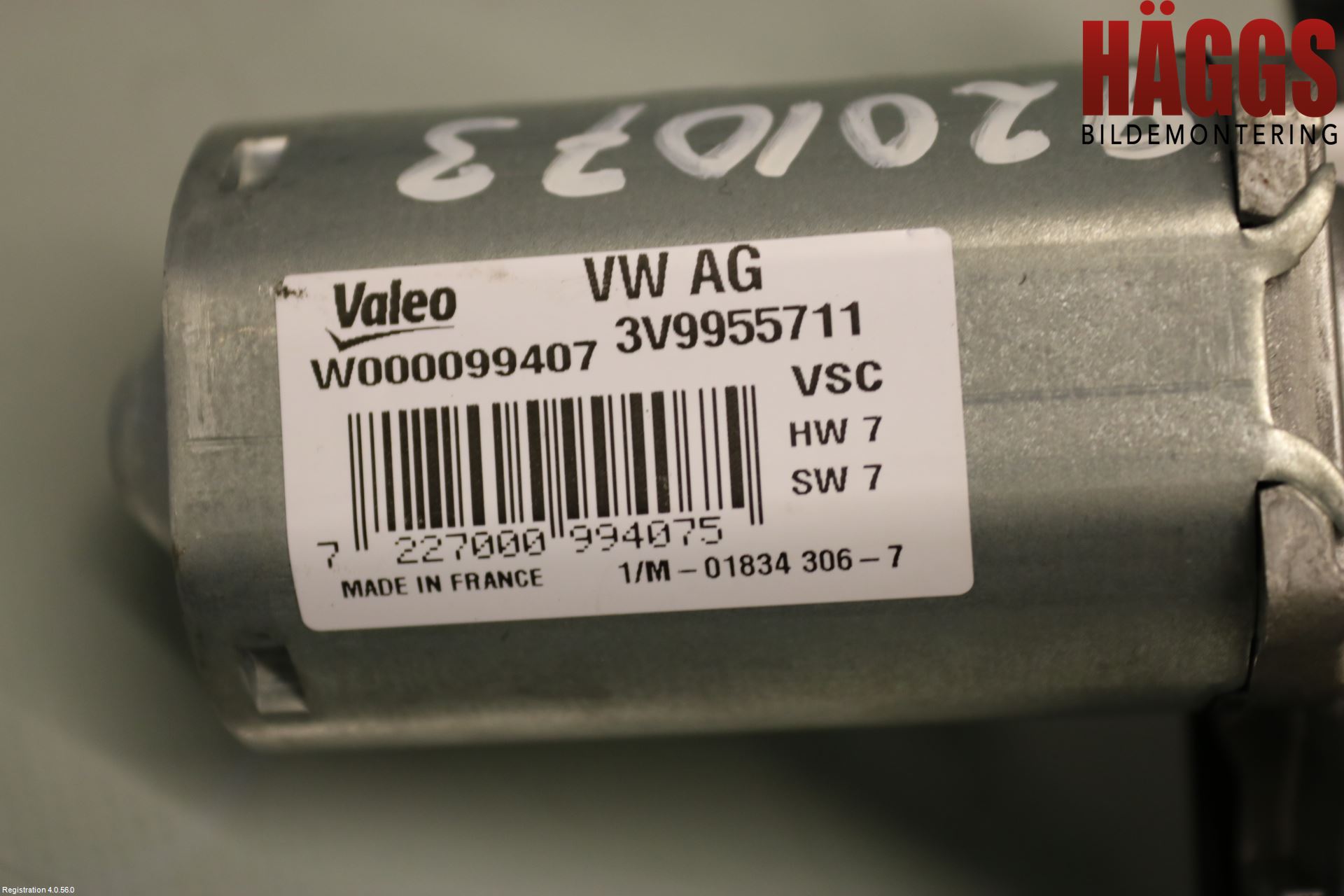 Skoda SUPERB 16-24 Torkarmotor Baklucka