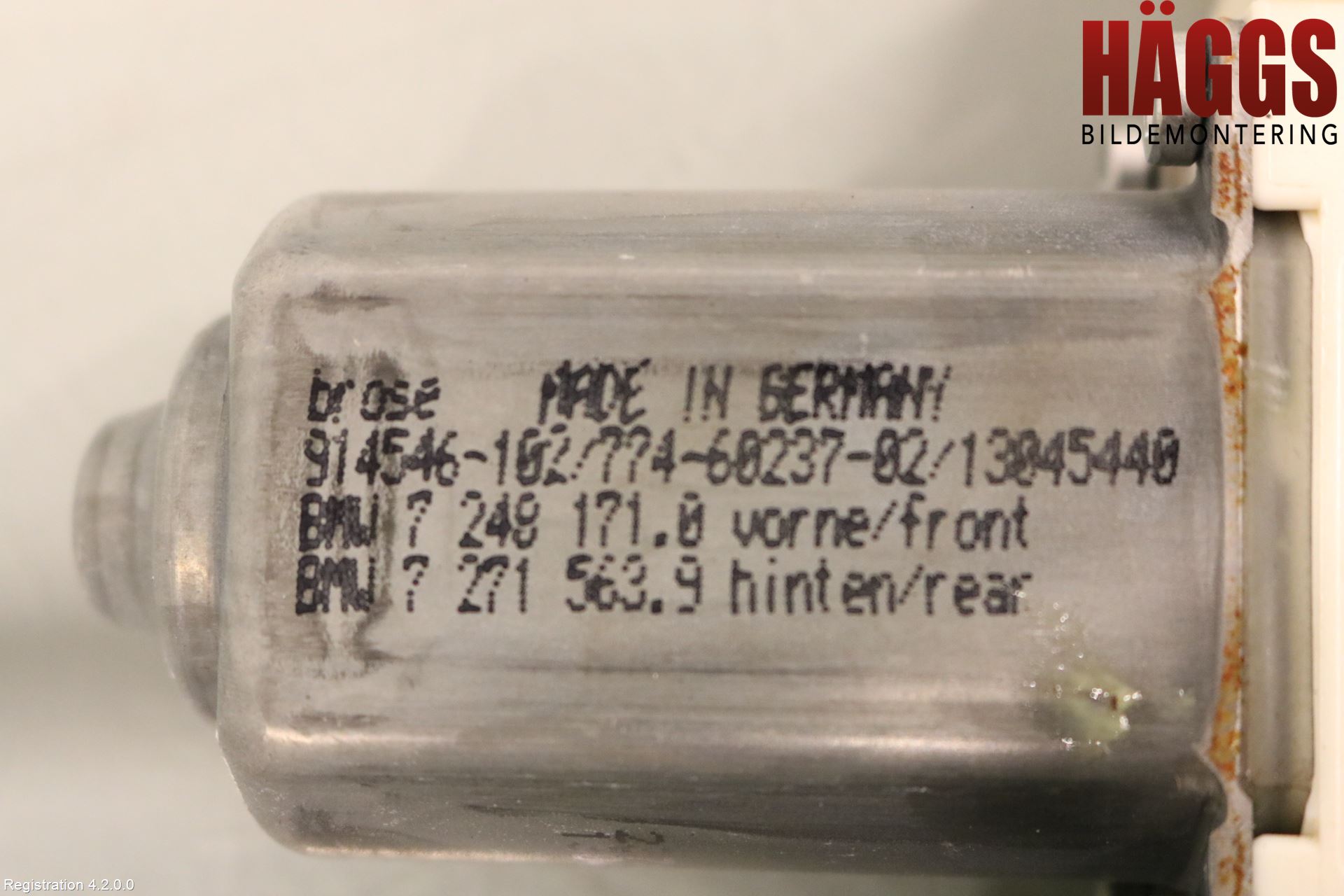 BMW 5 F10/F11/F18 09-17 Fönsterhiss El Kompl