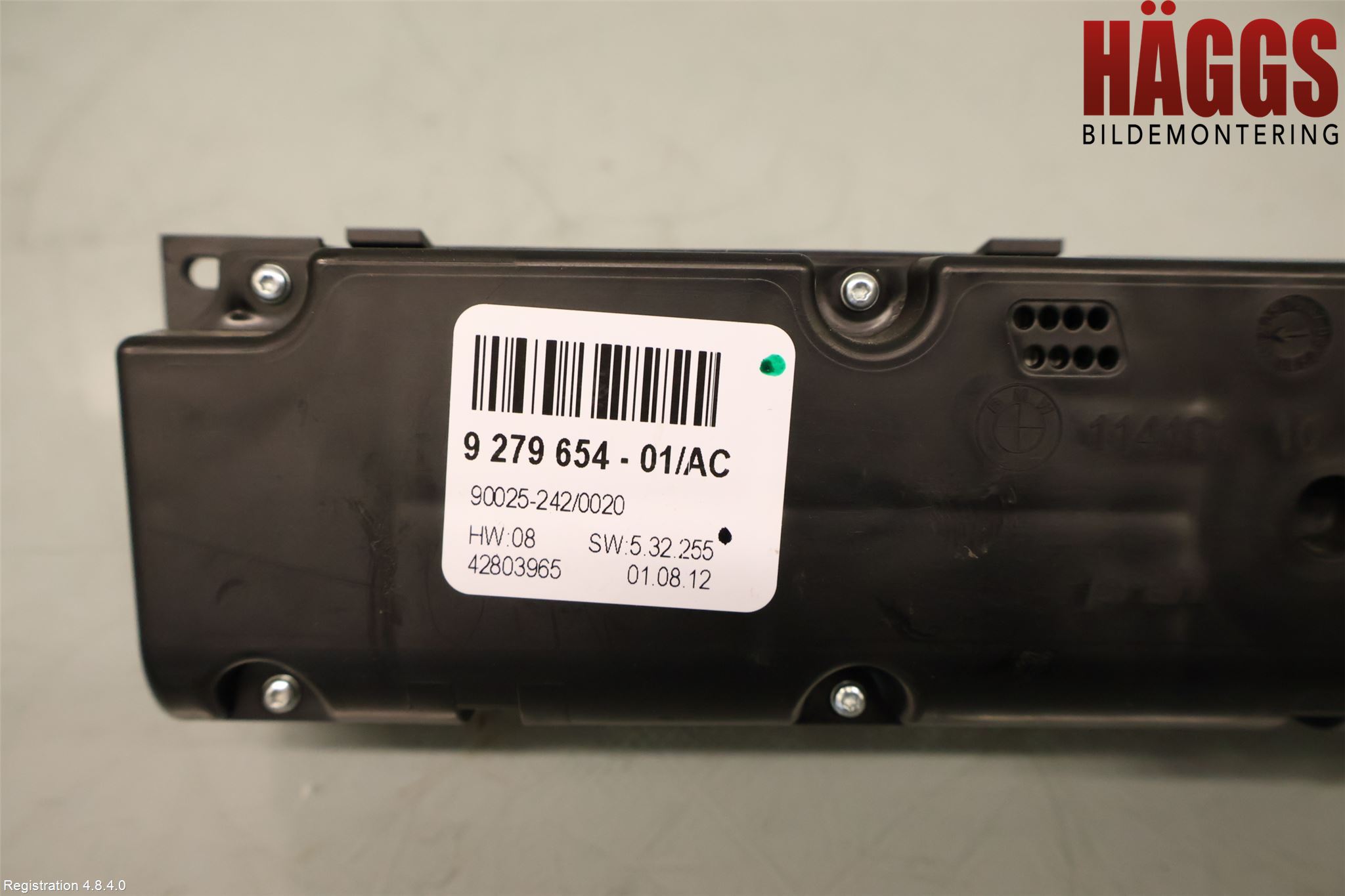 BMW X5 E70 07-13 Ac Styrenhet Ac Manöveren