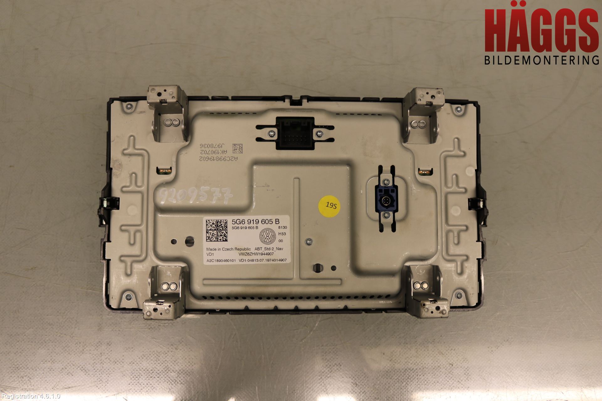 Volkswagen VW GOLF / E-GOLF VII 13-20 Cd Radio - Multimediapanel