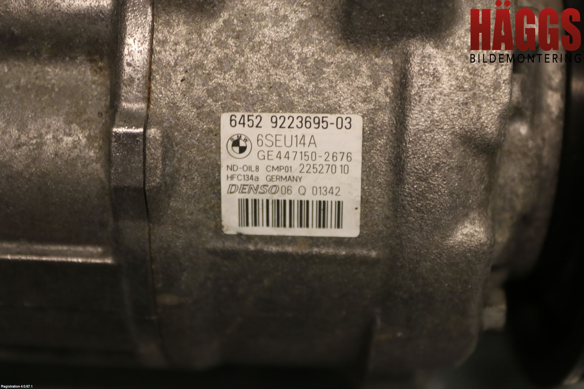 BMW 3 F30/F31/F80 12-19 Ac Kompressor