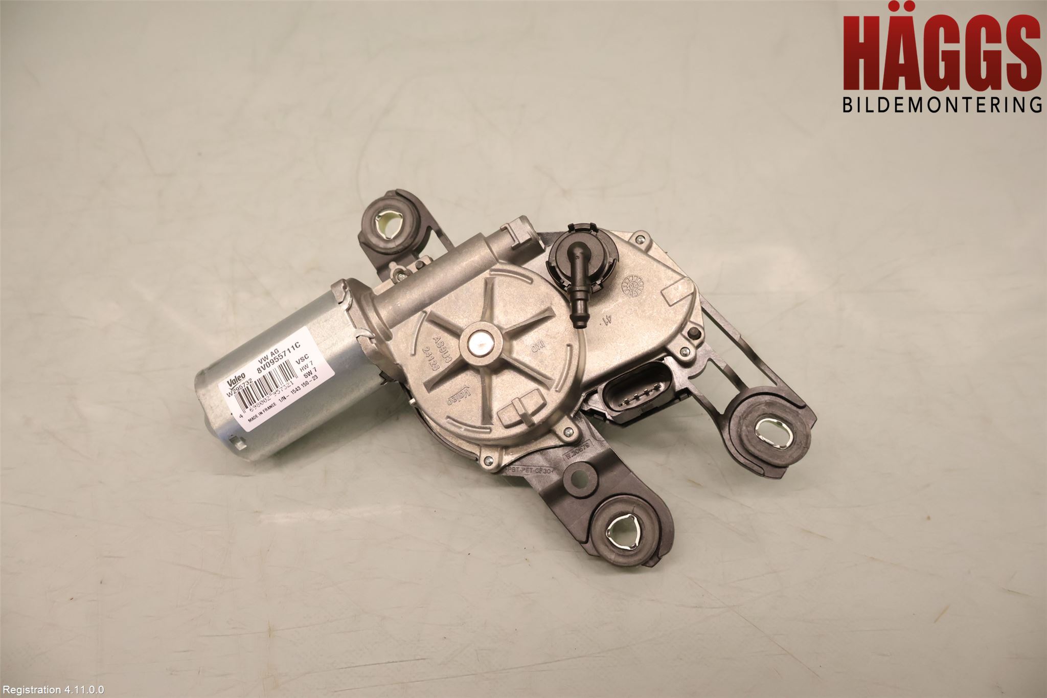 Audi Q4 E-TRON FZ 22- Torkarmotor Baklucka