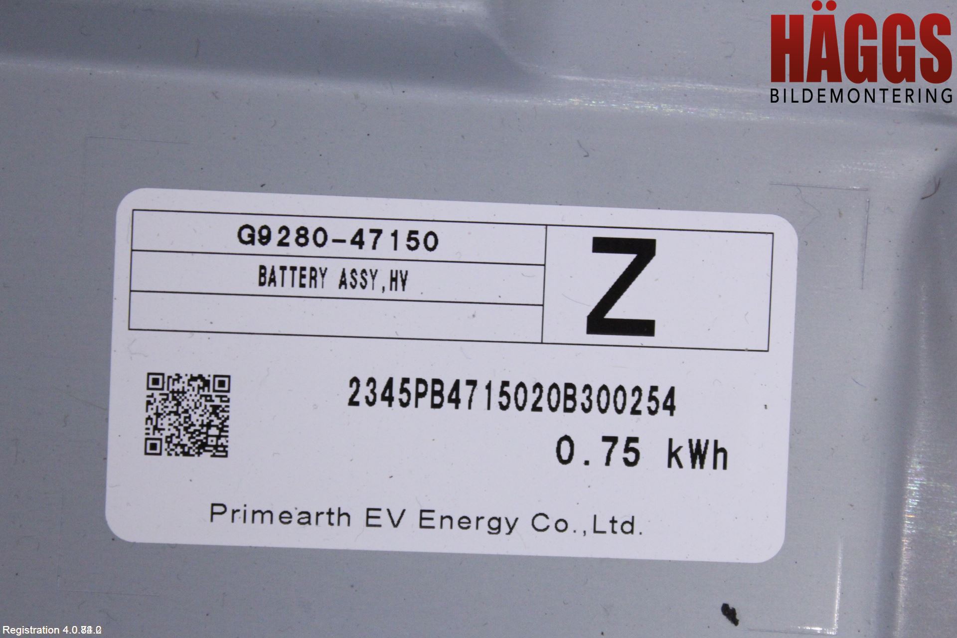 Toyota C-HR 16-23 Batteri Högspänning