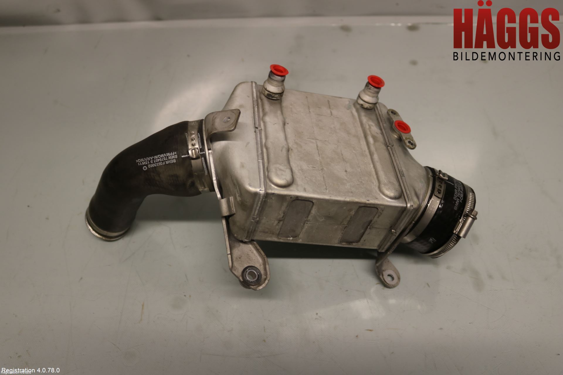 BMW 5 F10/F11/F18 09-17 Laddluft-Intercooler Kyl