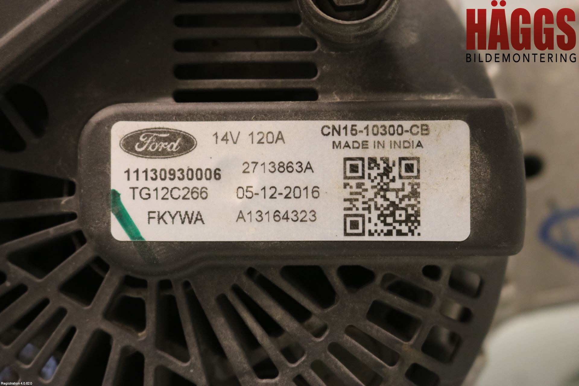 Ford KA+ 16-20 Generator