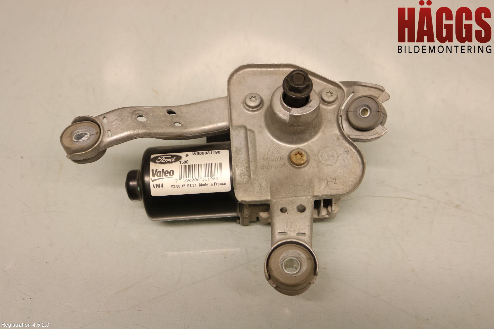 Ford MONDEO 15-22 Torkarmotor Vindruta