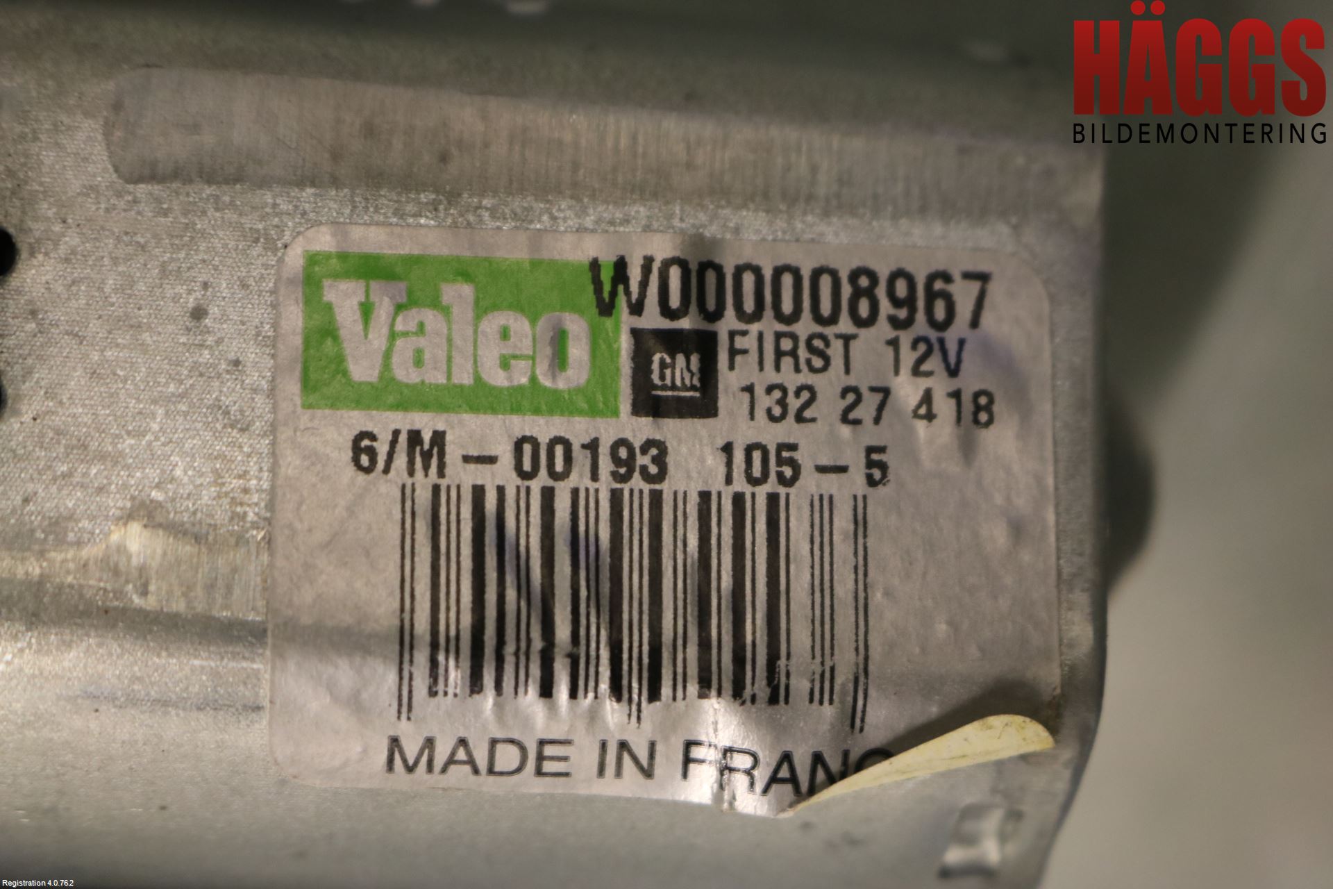 Opel INSIGNIA 09-16 Torkarmotor Baklucka