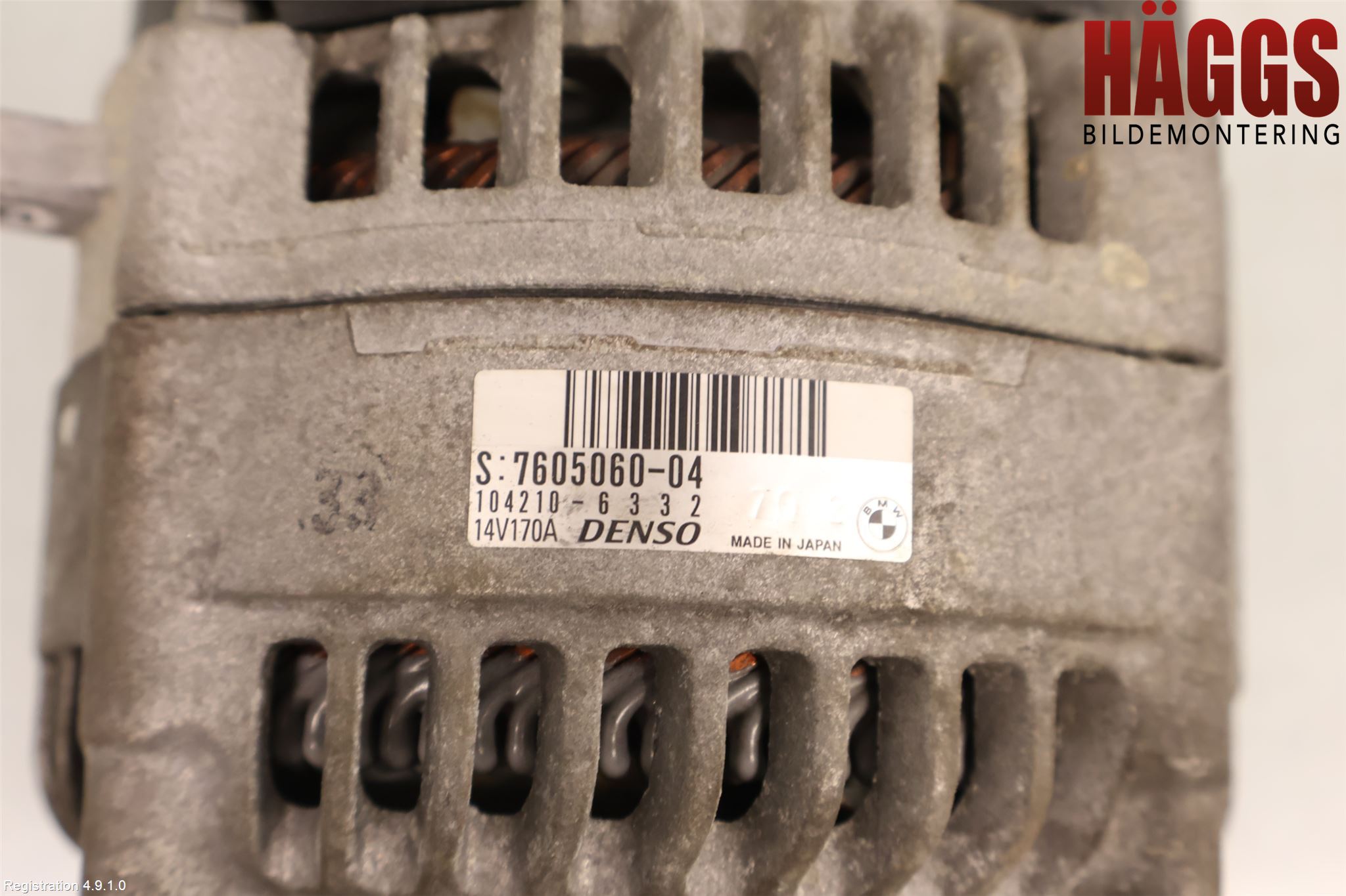 BMW 1 F20/F21 11-19 Generator