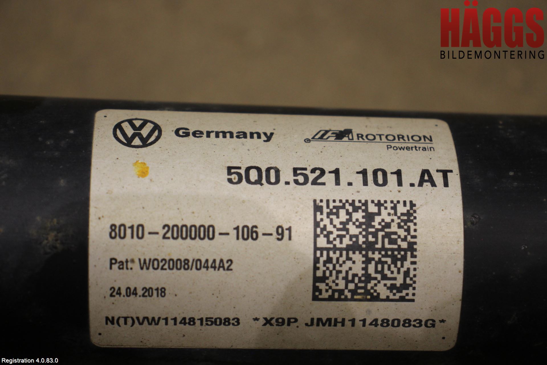 Volkswagen VW GOLF / E-GOLF VII 13-20 Mellanaxel Komp
