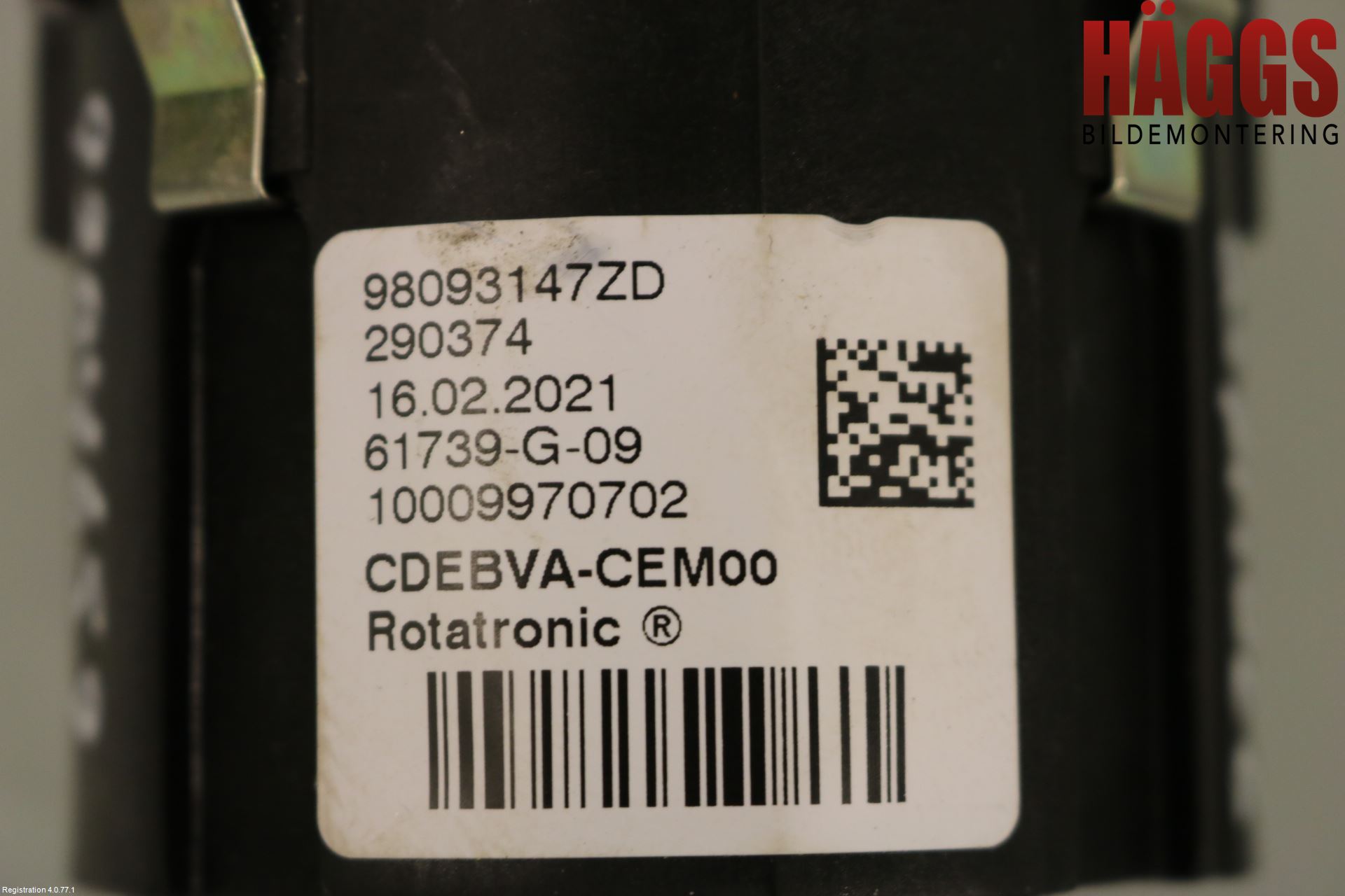 Citroen BERLINGO/E-BERLINGO 19- Strömställare Växellåda