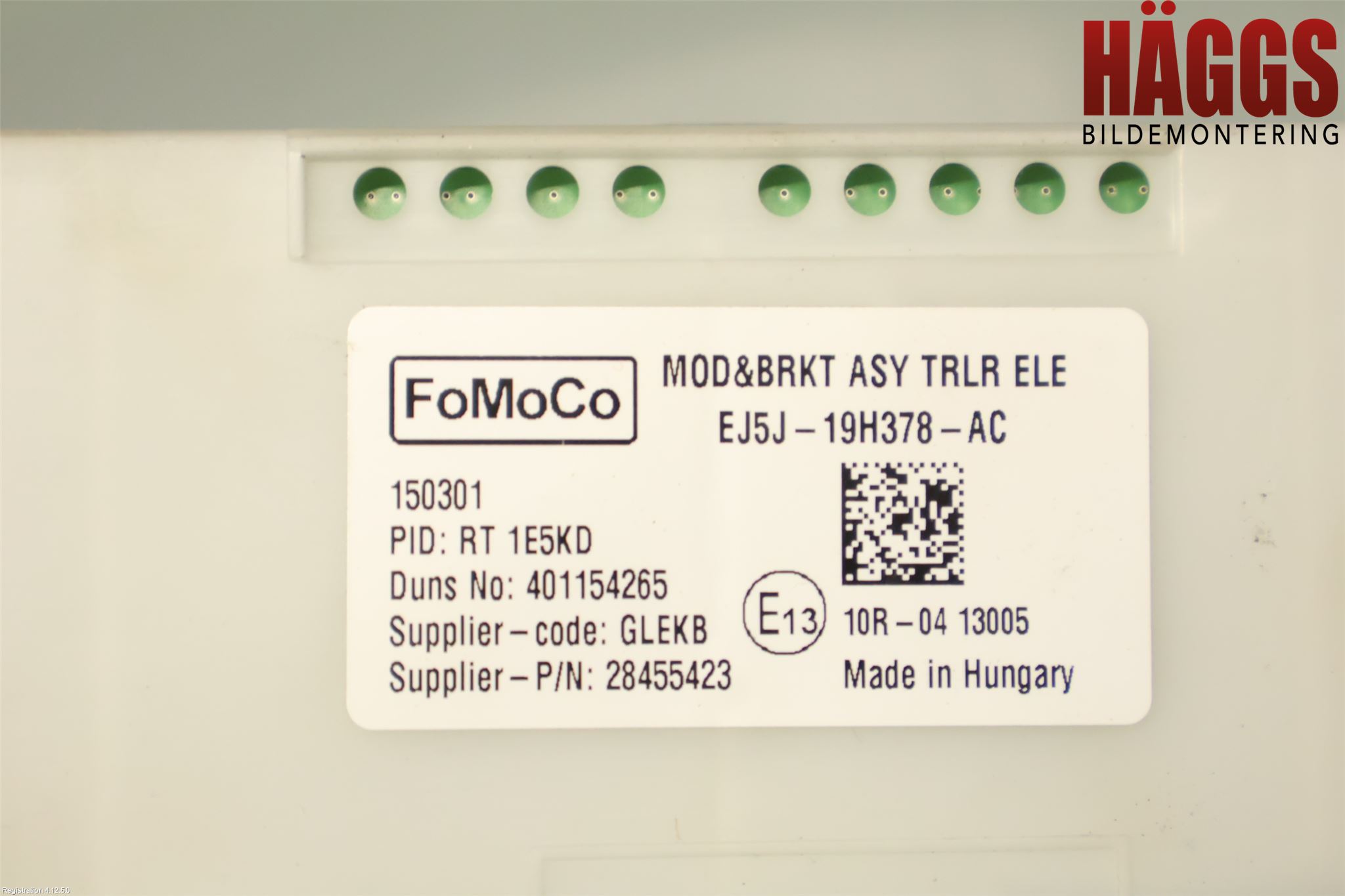 Ford KUGA 13-16 Styrenhet Dragkrok