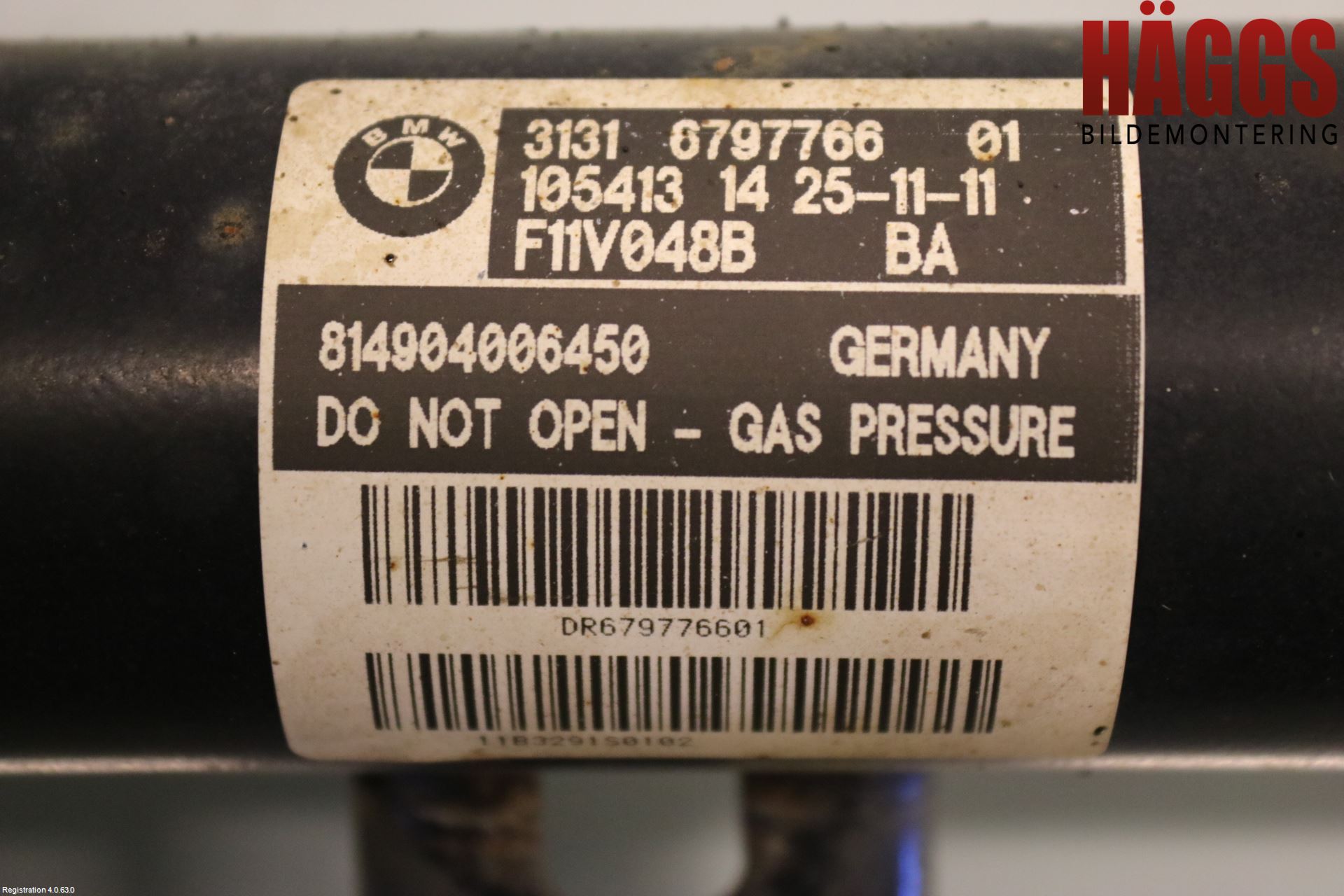 BMW 5 F10/F11/F18 09-17 Fjäderben Fram Höger