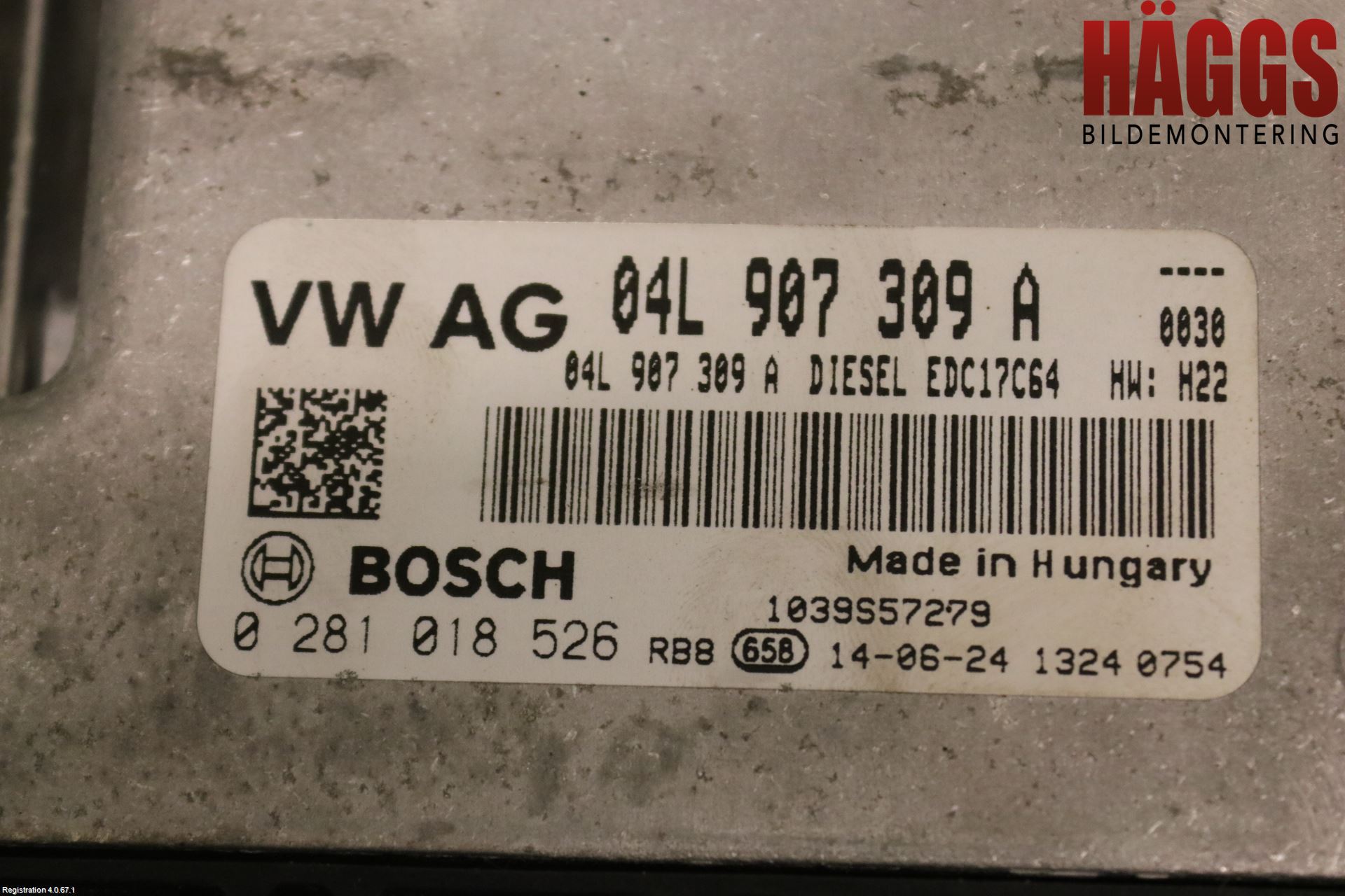 Audi A3/S3 8V 13-20 Styrenhet Insprut Bensin