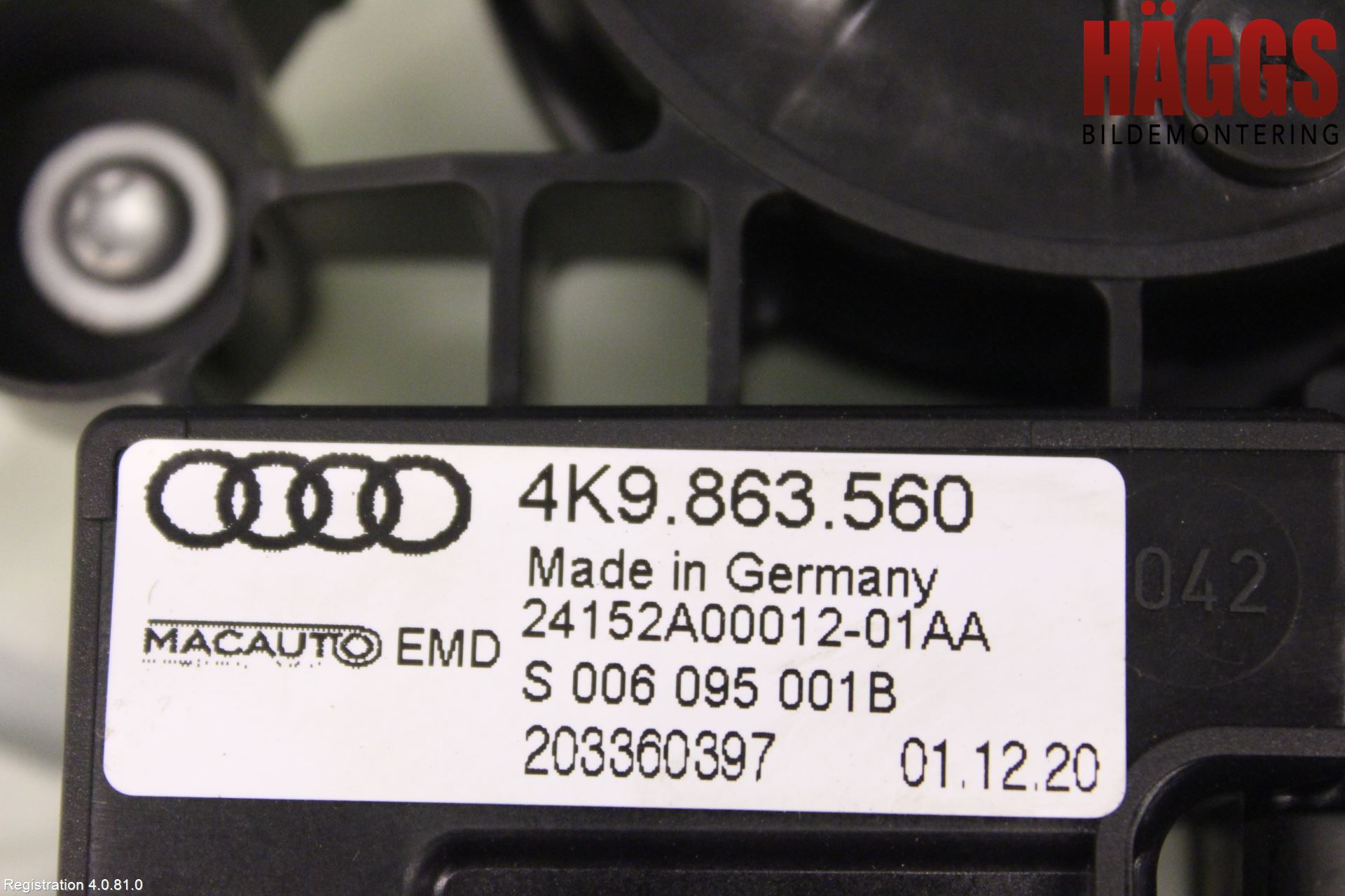 Audi A6 F2/C8 19- Insynskydd