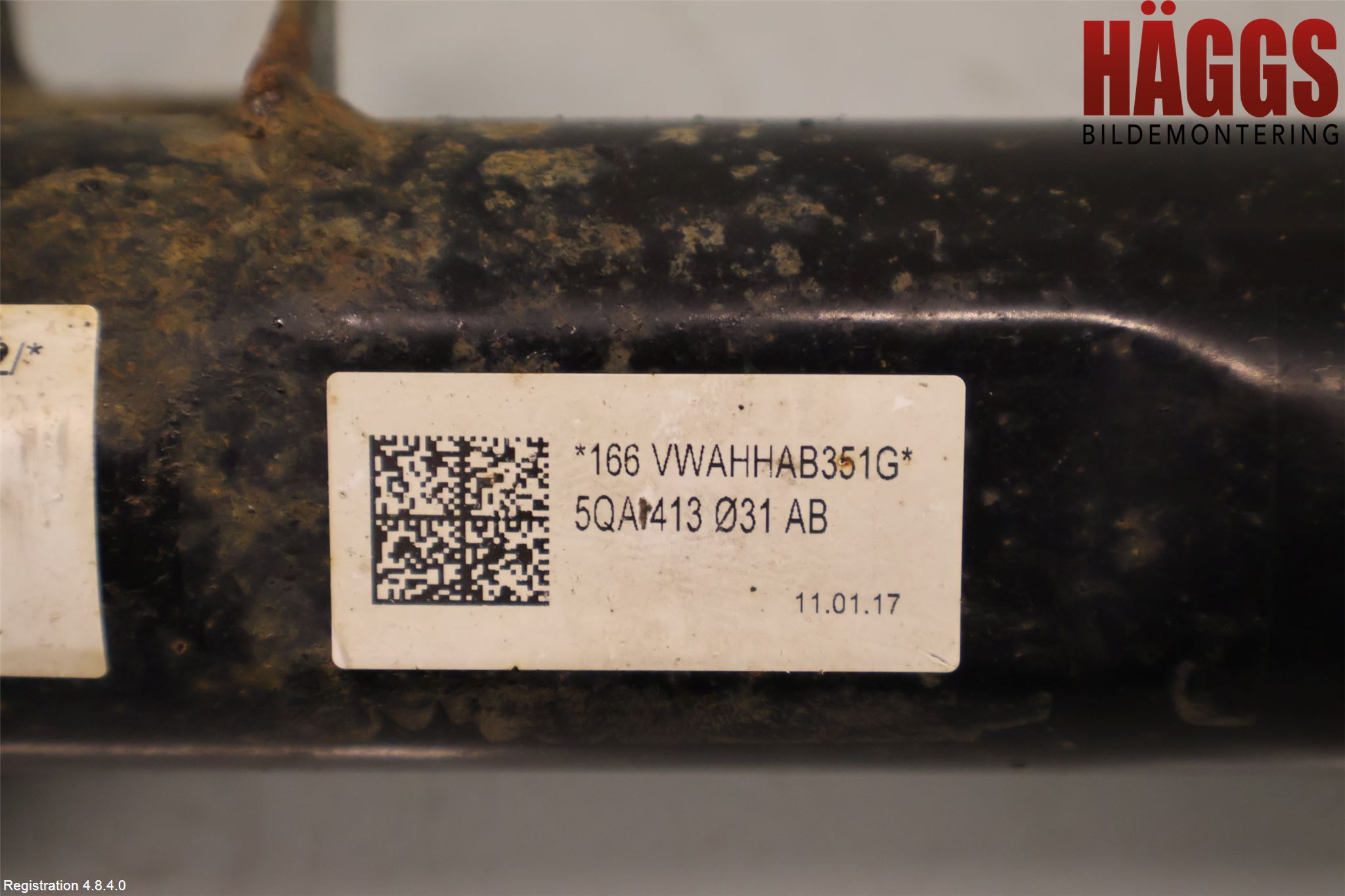 Volkswagen VW TOURAN 16- Fjäderben Fram Vänster