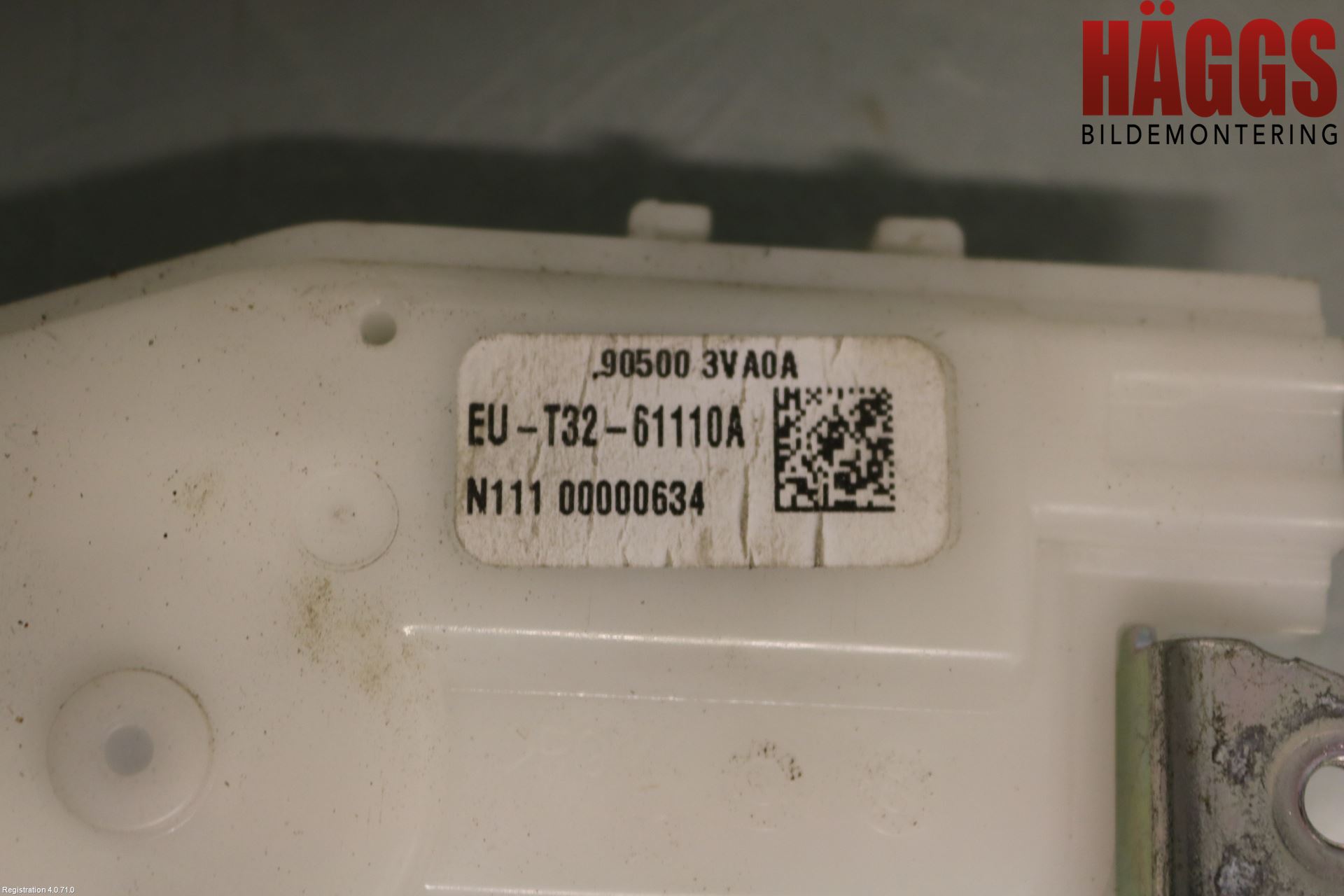 Nissan NOTE E12 14-20 Låskista Baklucka
