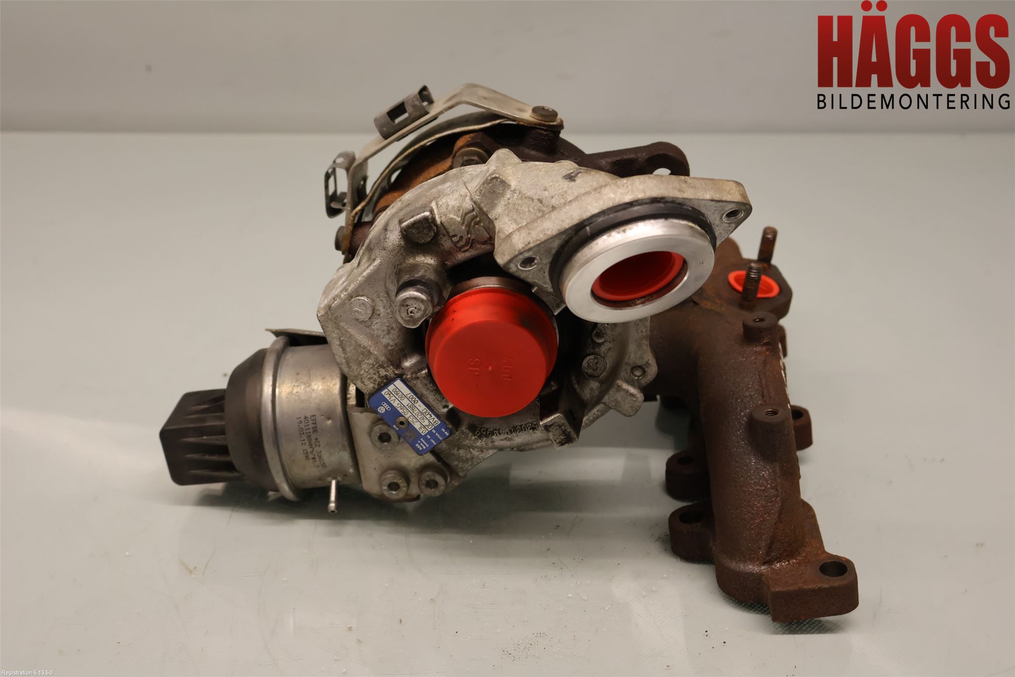 Volkswagen VW GOLF VI 09-13 Turboaggregat