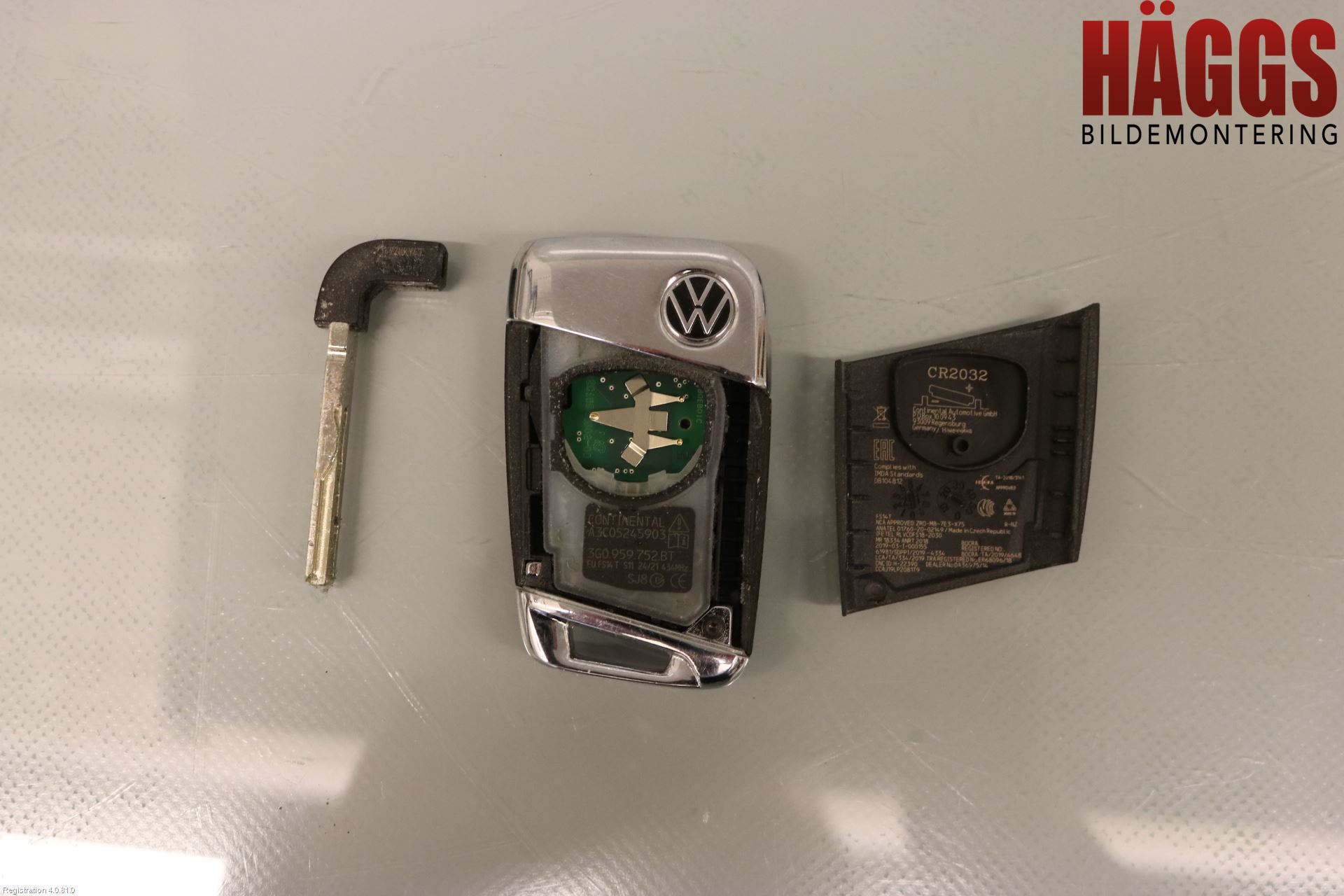 Volkswagen VW PASSAT 20-24 Nyckel-Nycklar