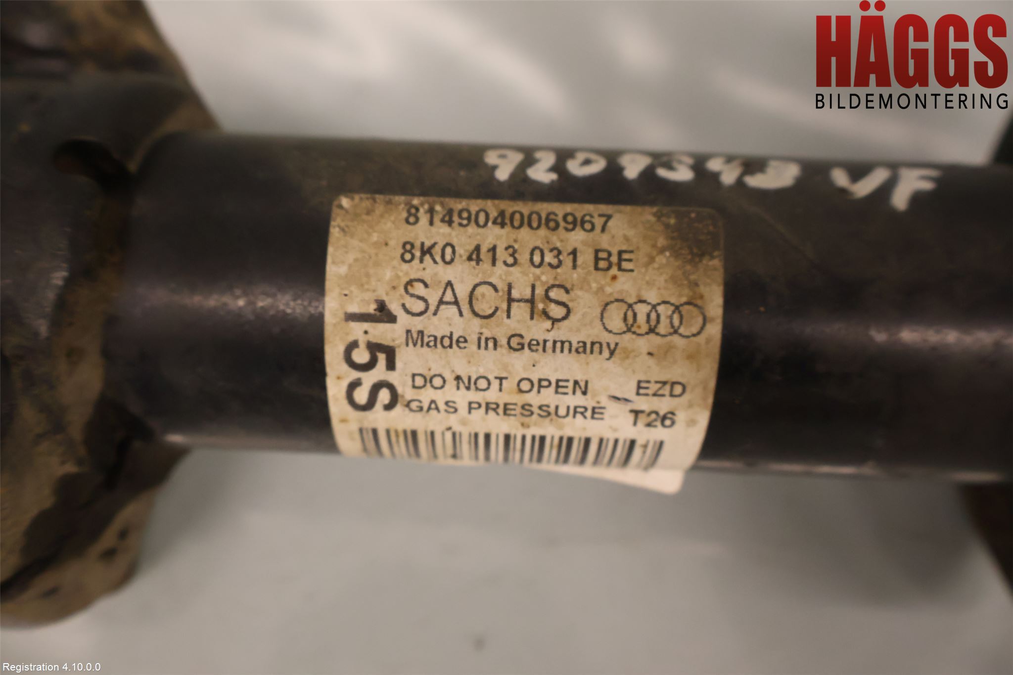 Audi A5 07-16 Fjäderben Fram Höger