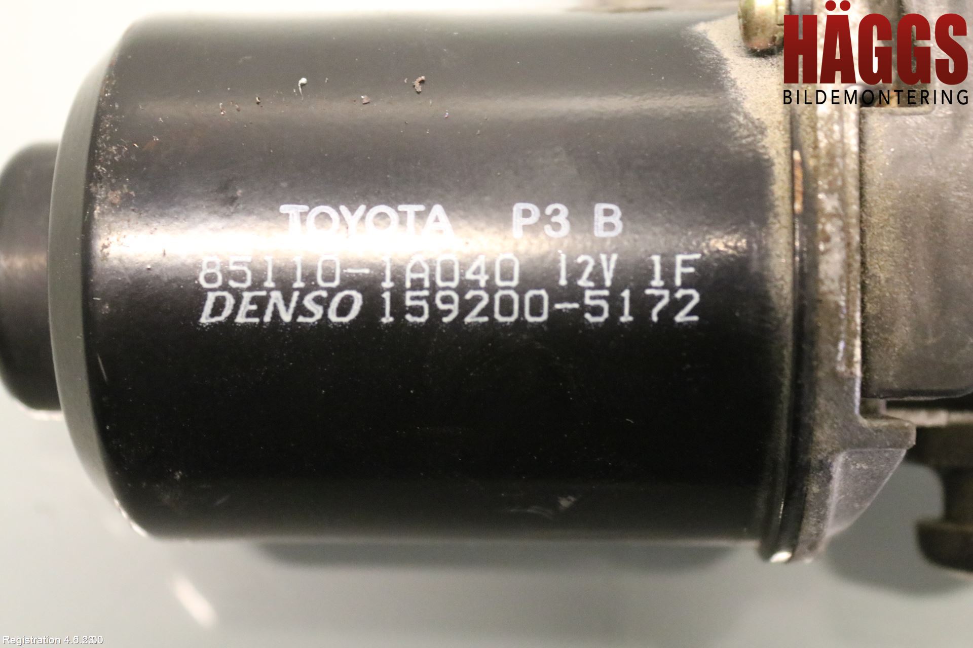 Toyota COROLLA 02-07 Torkarmotor Vindruta