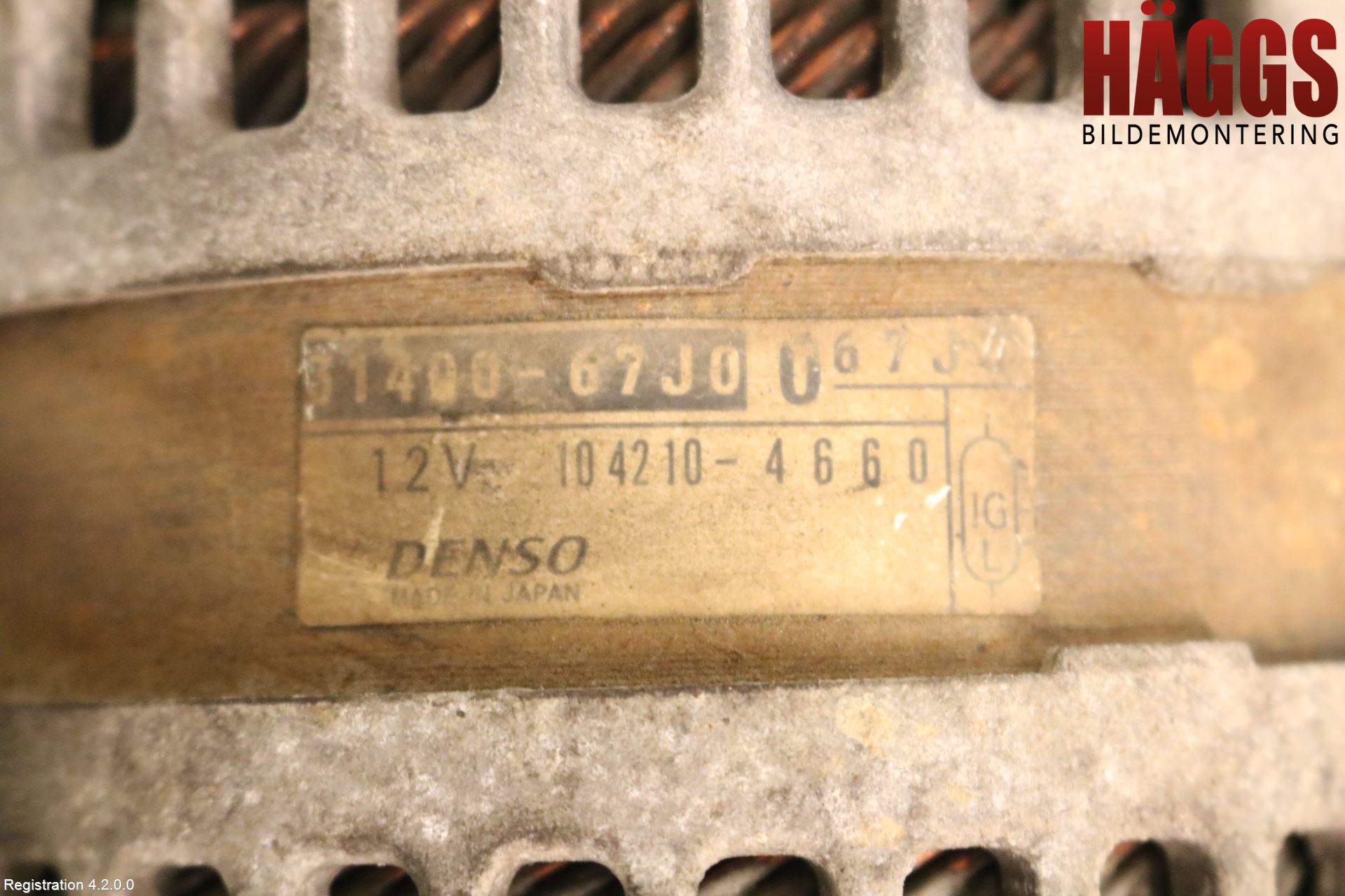 Suzuki GRAND VITARA II 06-14 Generator