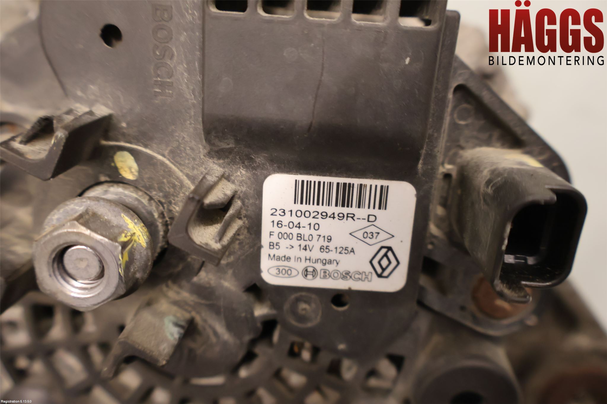 Renault MEGANE III 09-15 Generator