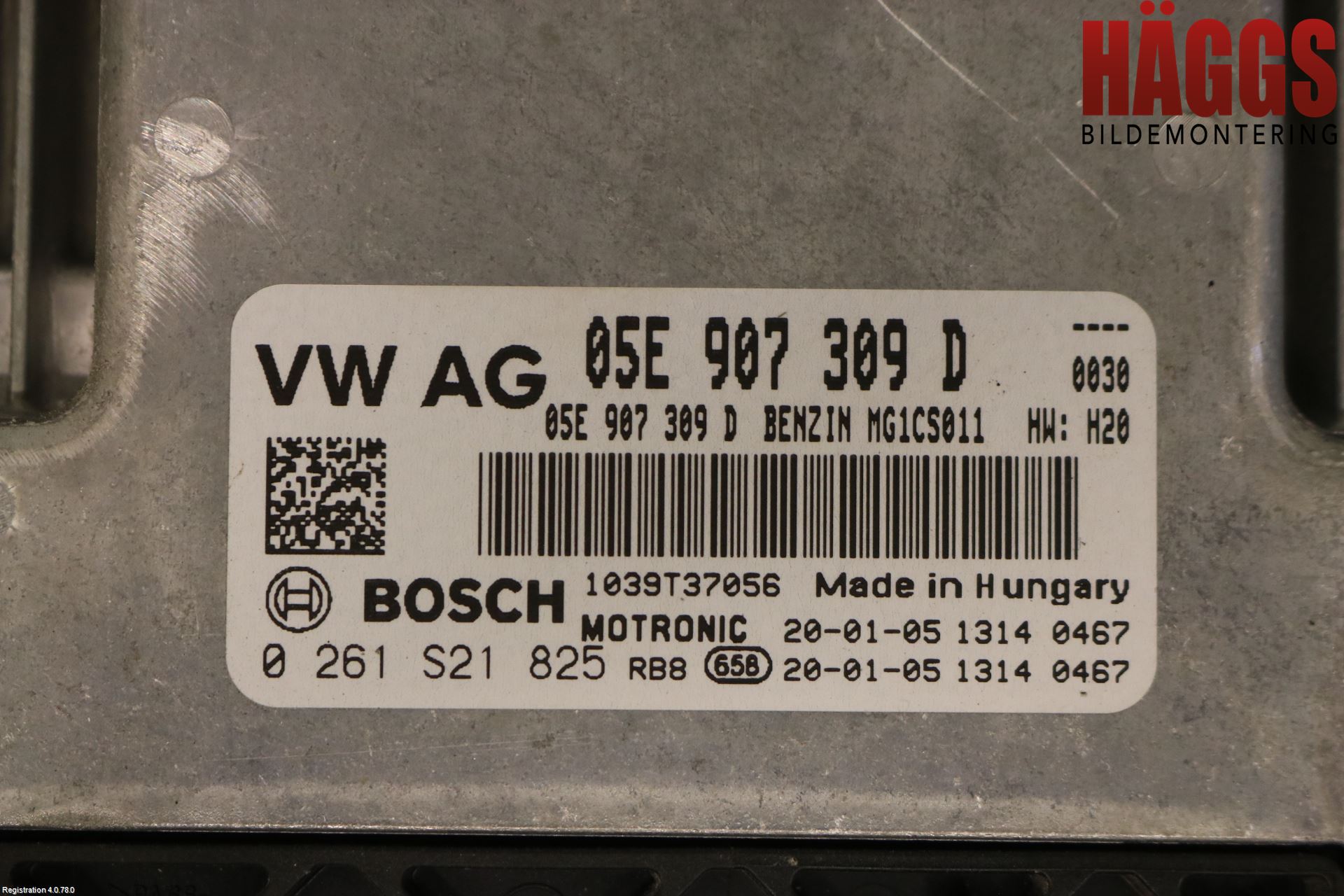 Volkswagen VW GOLF / E-GOLF VIII 20- Styrenhet Insprut Bensin